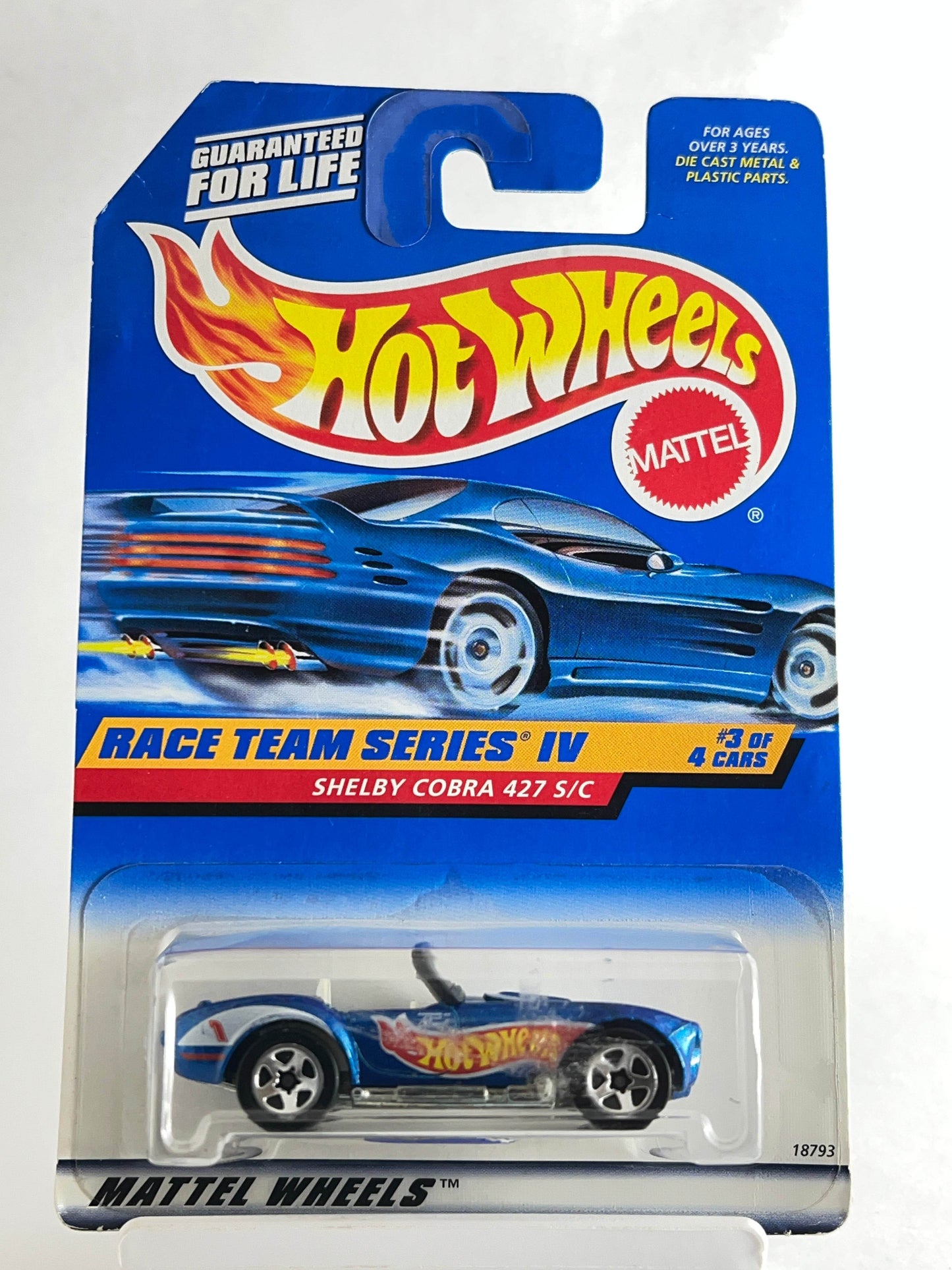 FULL METAL - RARE MOVING PARTS - SHELBY COBRA 427 S/C (HOOD OPENING) - 2C - Its Fun