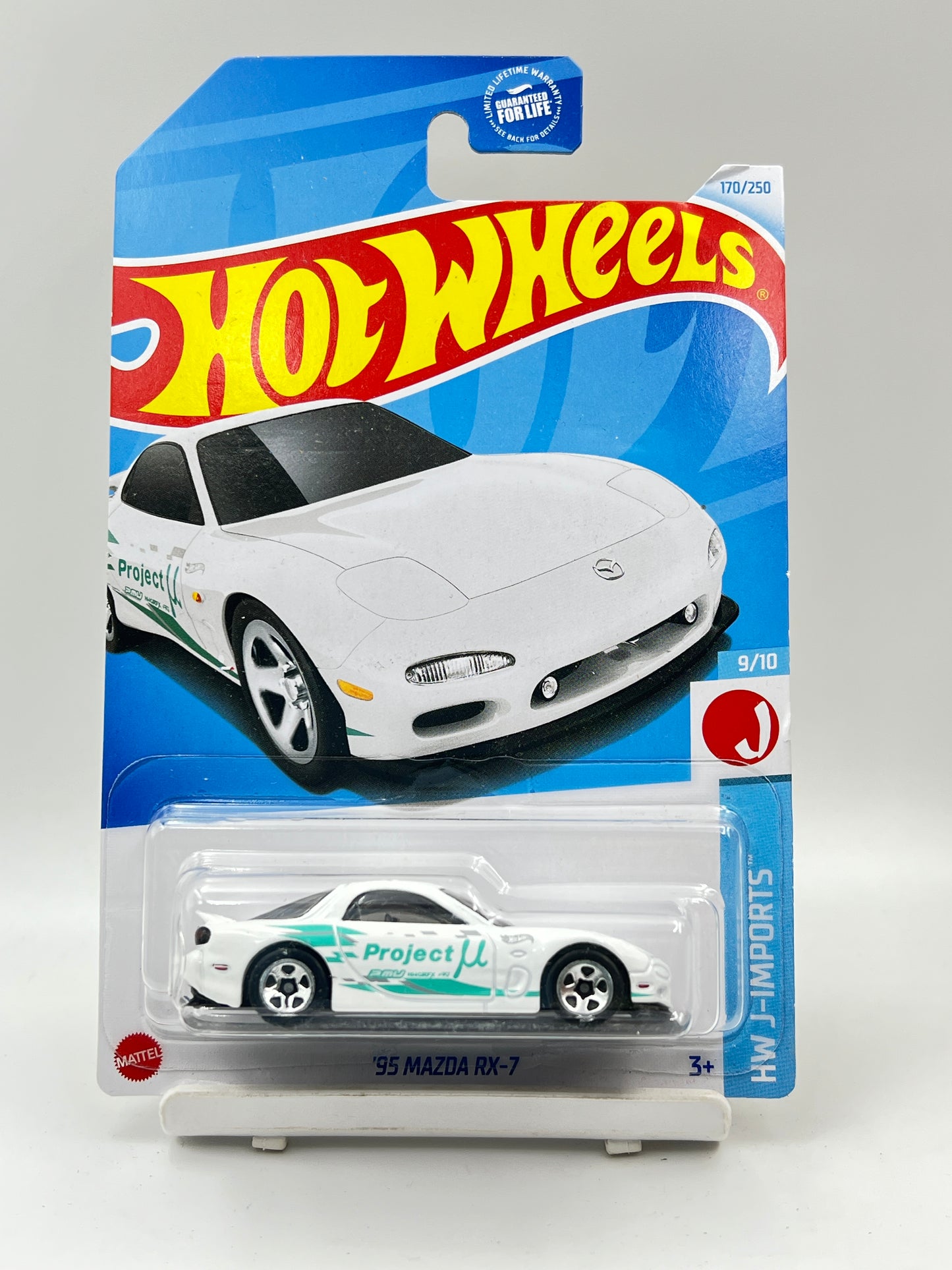 BLISTER DAMAGE - HOT WHEELS - 95 MAZDA RX-7 - 4F
