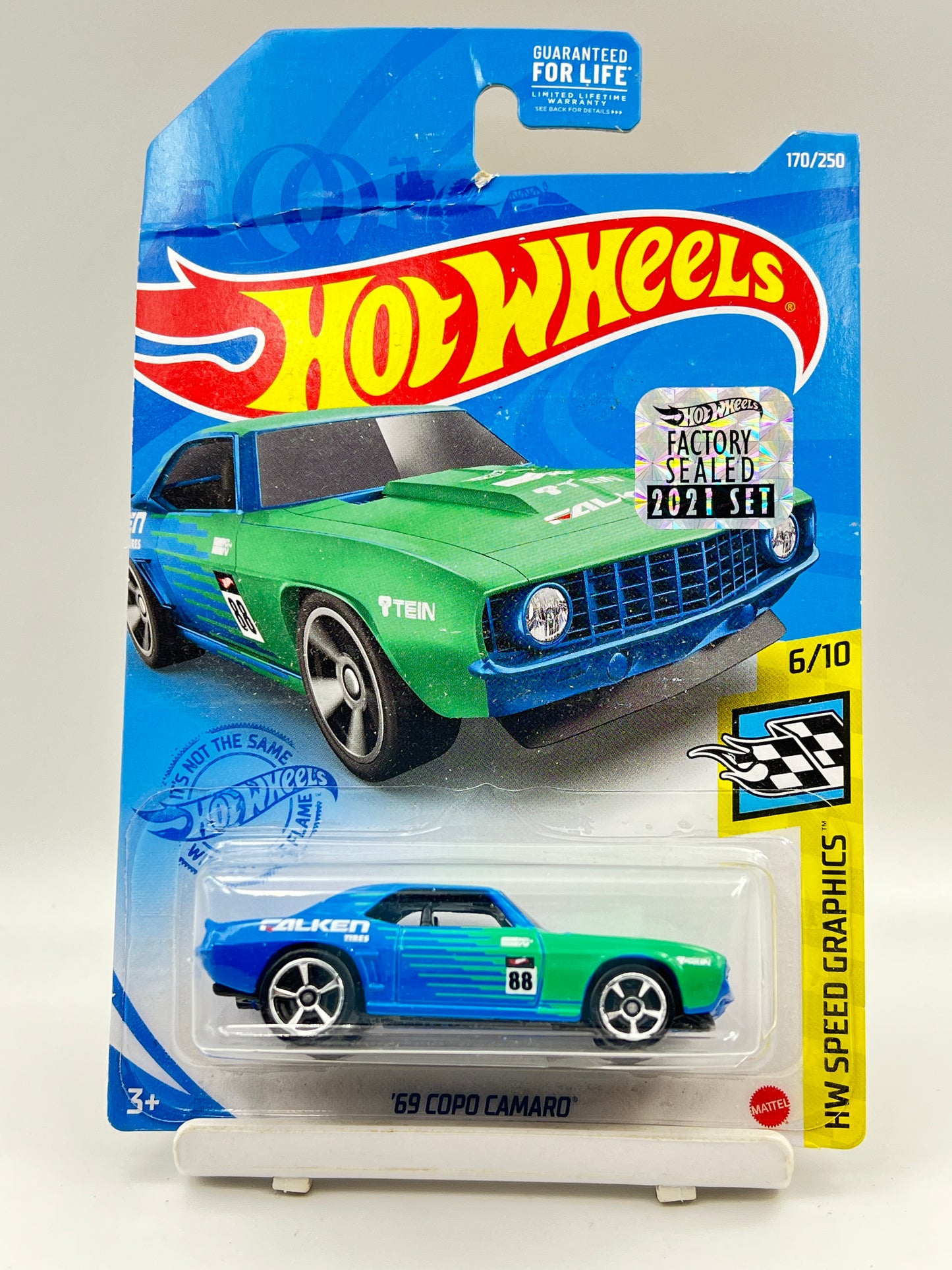 CREASED - IMPORTED - HOT WHEELS - FACTORY SEALED - 69 COPO CAMARO - FALKEN - C2