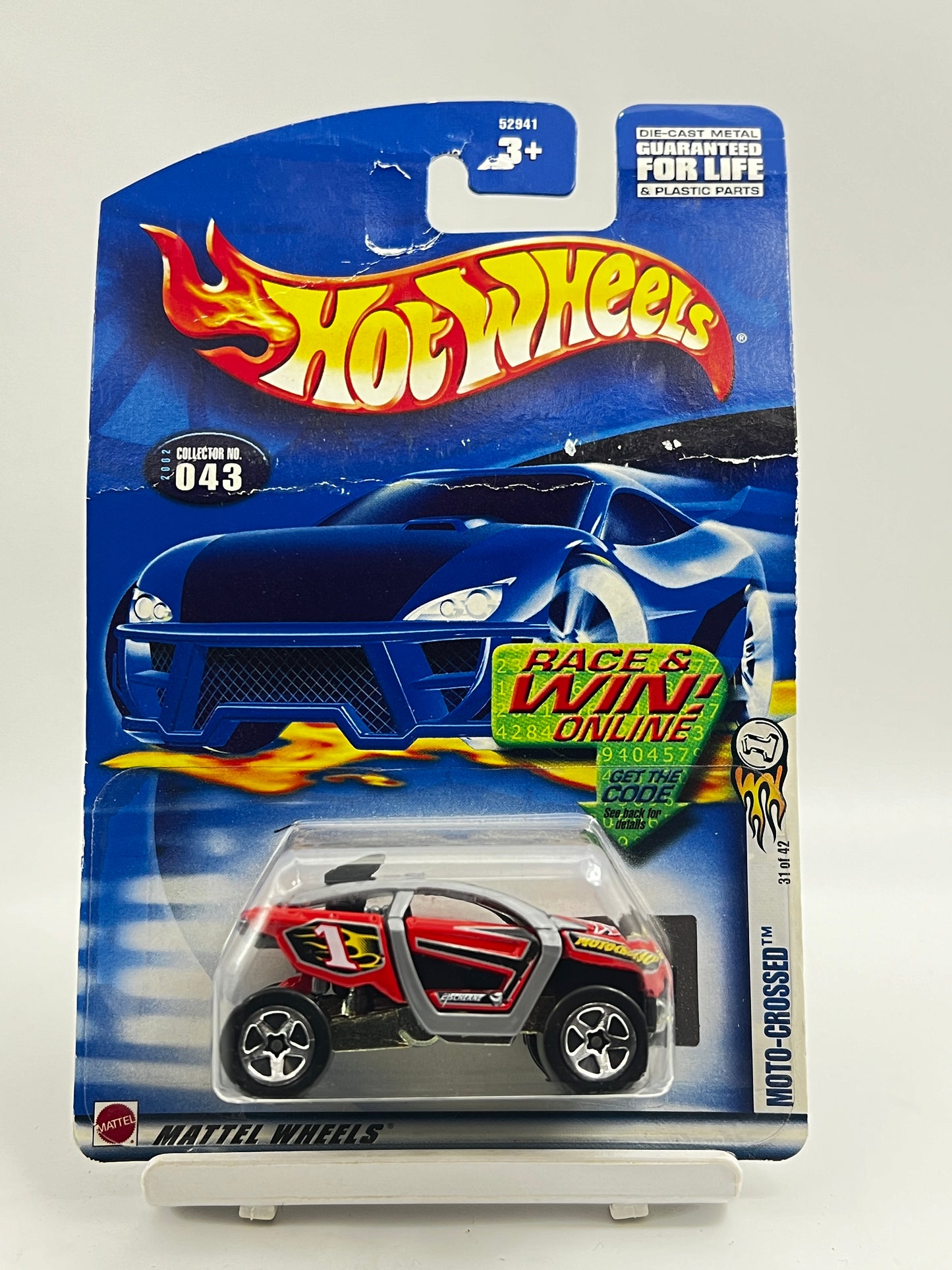CARD DAMAGED - HOT WHEELS - MOTO CROSSED - 3D