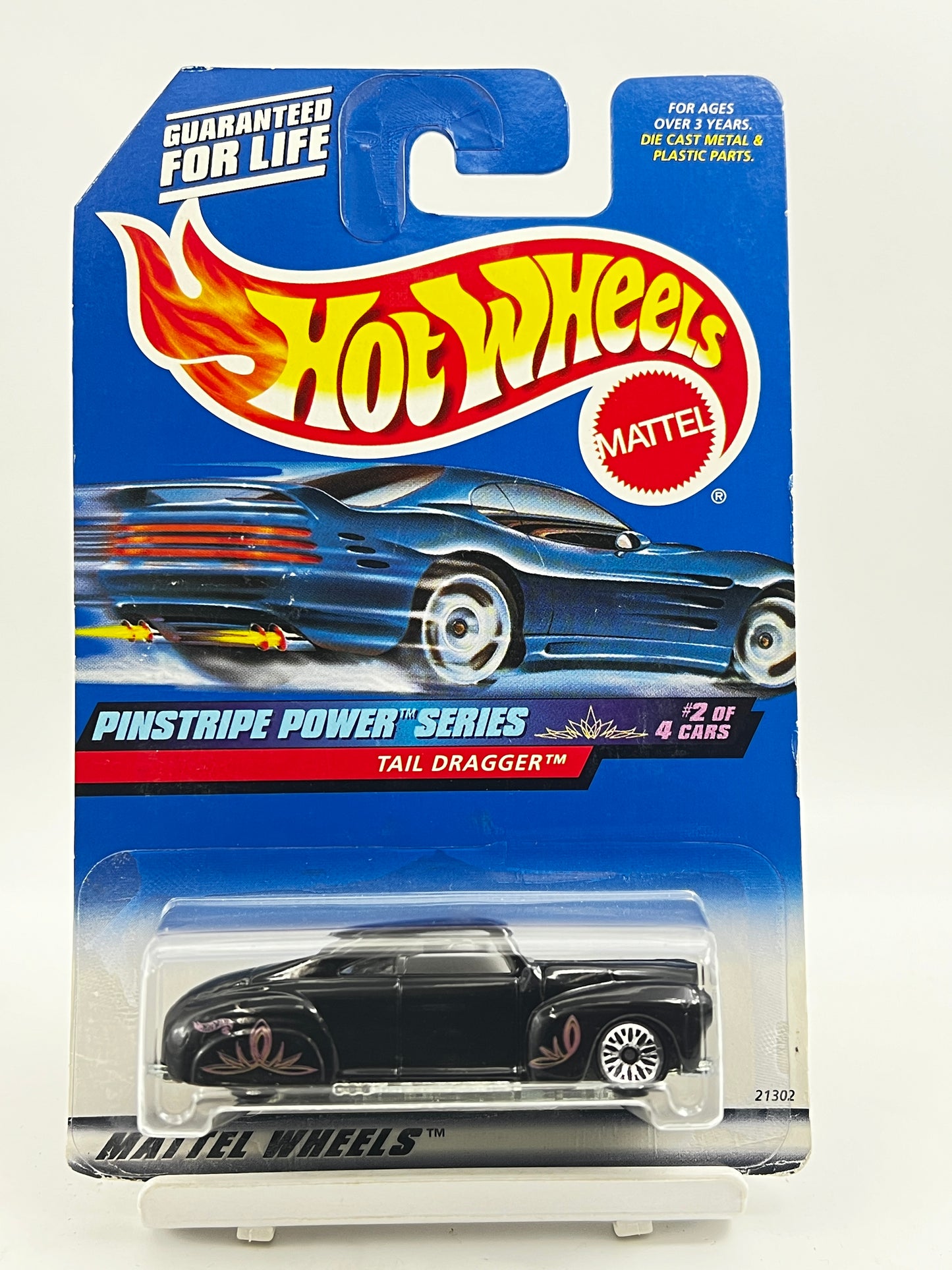 FULL METAL - HOT WHEELS - TAIL DRAGGER - BLACK - 4B