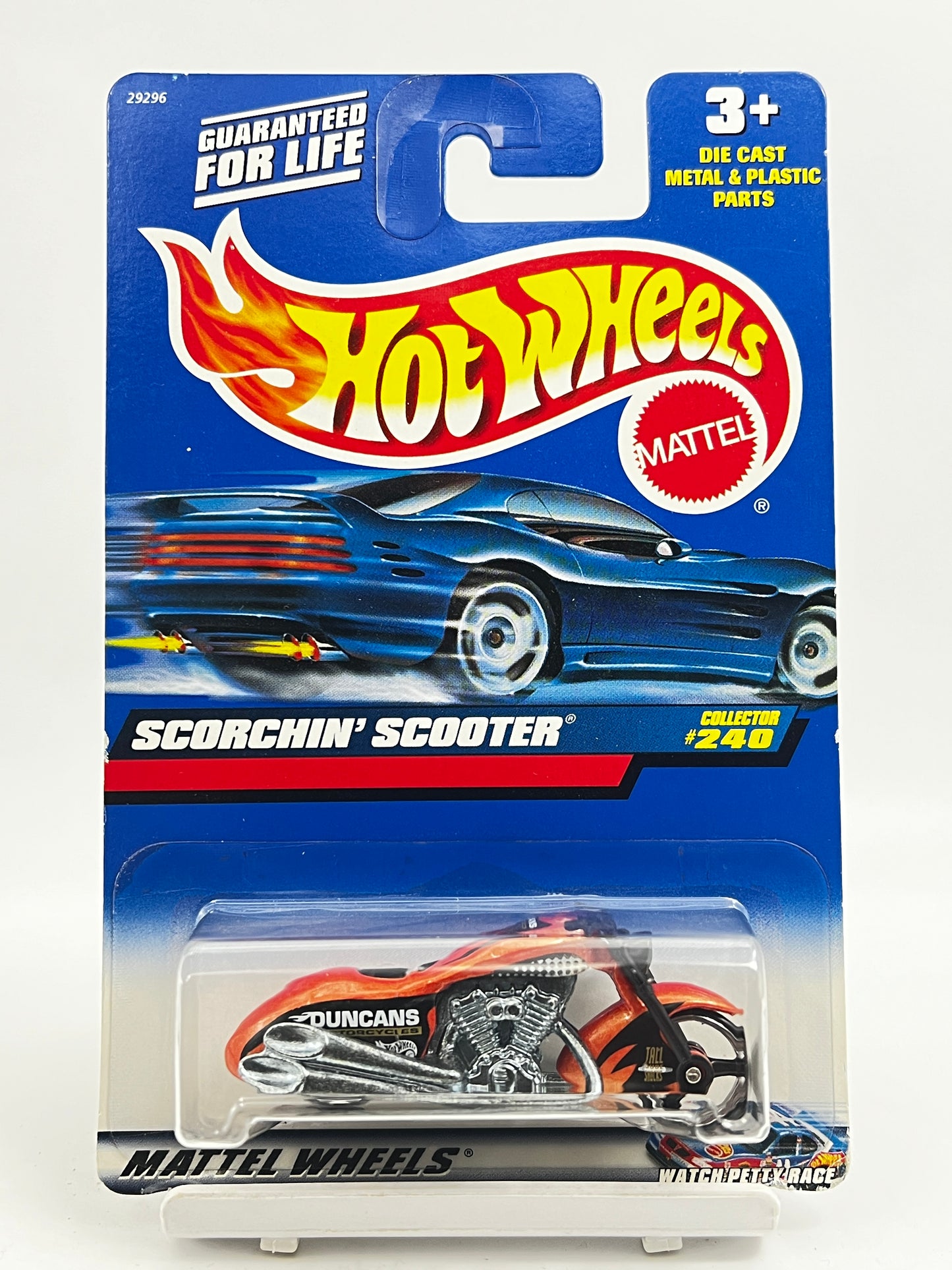 HOT WHEELS - SCORCHIN SCOOTER - ORANGE - 3E