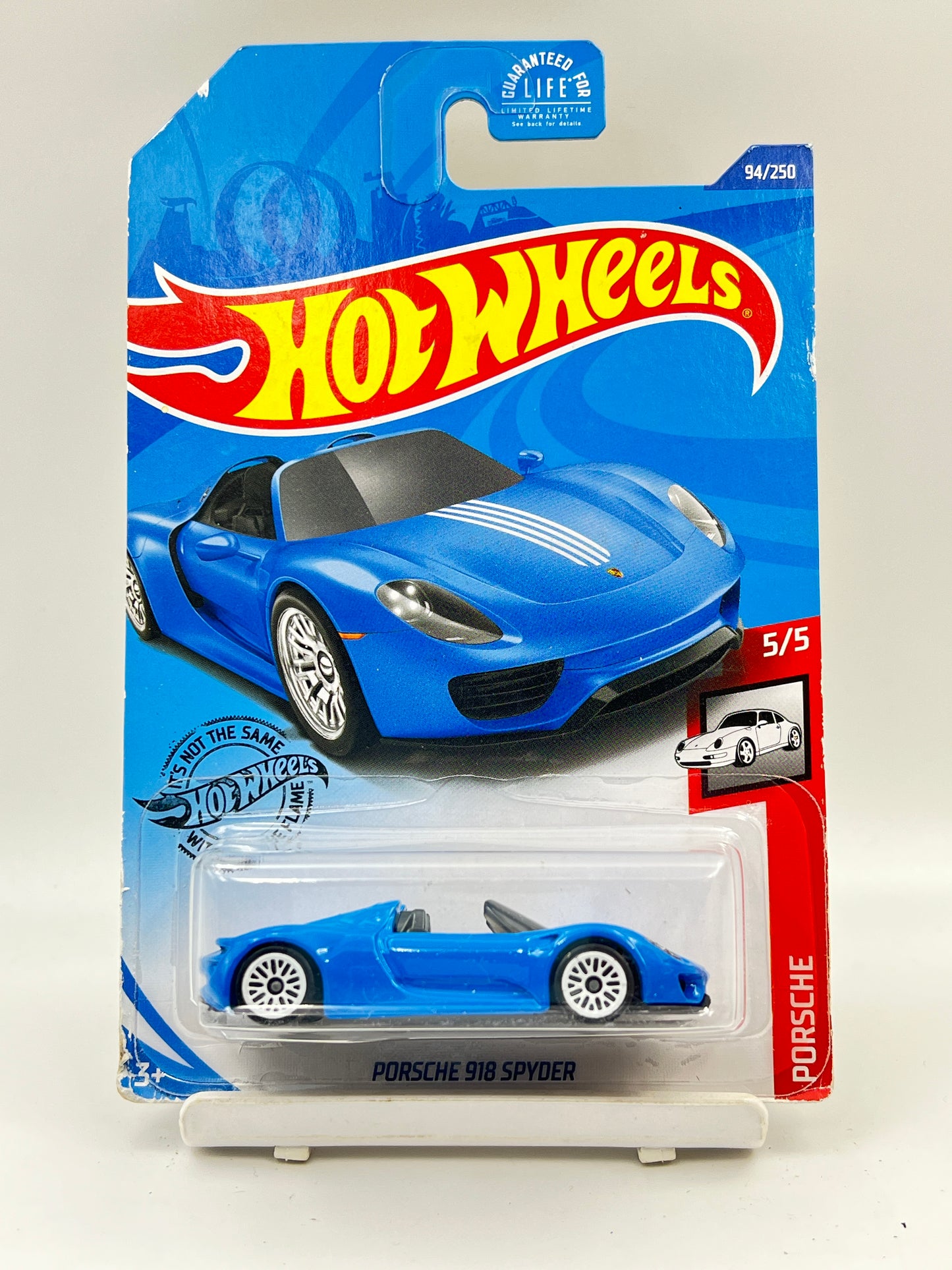 SOFT CORNERS - HOT WHEELS - PORSCHE 918 SPYDER - BLUE - 3C