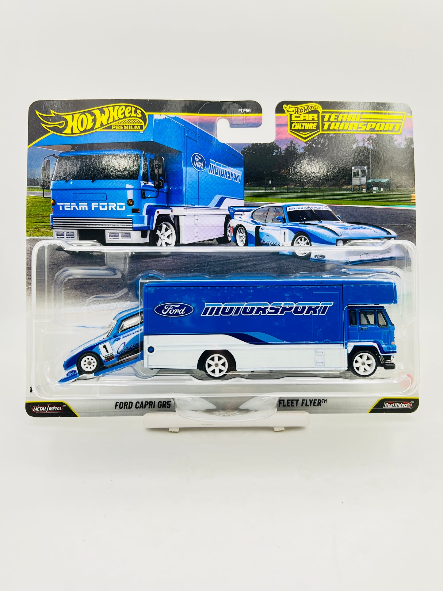 HOT WHEELS - TEAM TRANSPORT - FORD CAPRI GR5 / FLEET FLYER