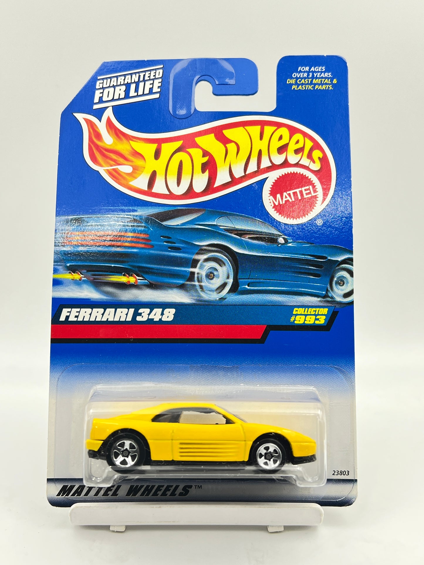 HOT WHEELS - FERRARI 348 - YELLOW - 6C
