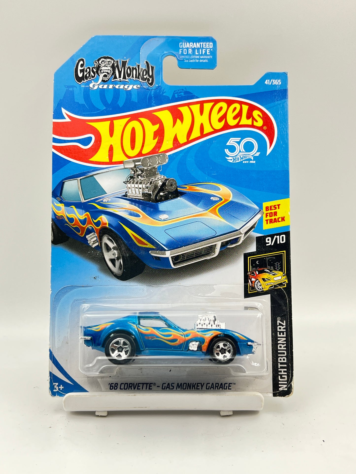 SOFT CORNERS - HOT WHEELS - 68 CORVETTE GAS MONKEY GARAGE - 2C