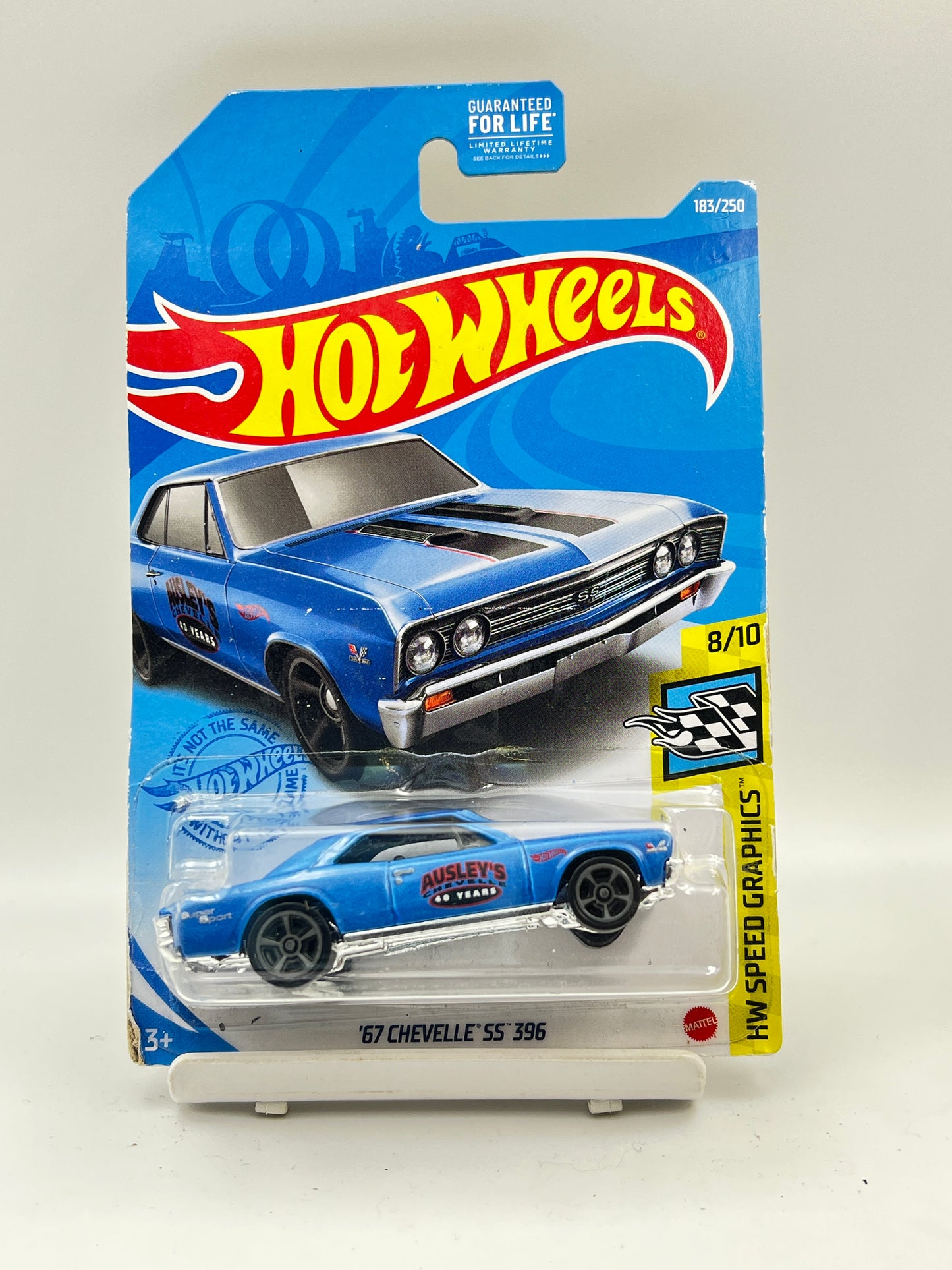 MILD BLISTER CRACK - HOT WHEELS - 67 CHEVELLE SS 396 - 2C
