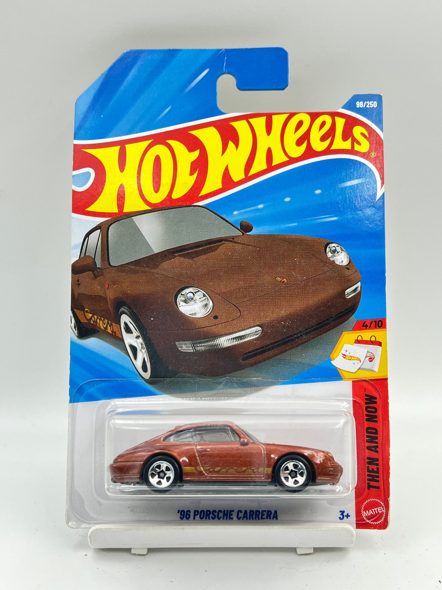 HOOK CREASE - HOT WHEELS - 96 PORSCHE CARRERA - BROWN - 4F