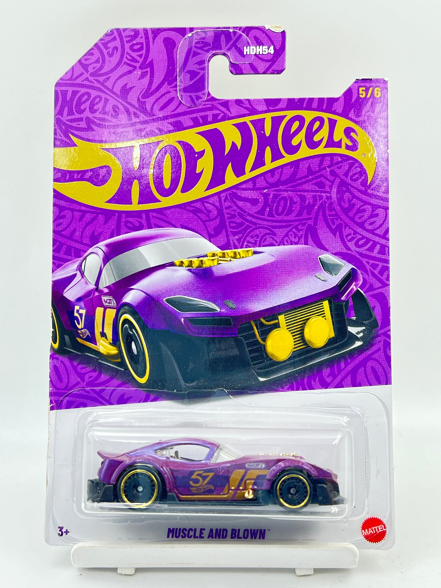 CREASED CARD - HOT WHEELS - MUSCLE AND BLOWN - C2