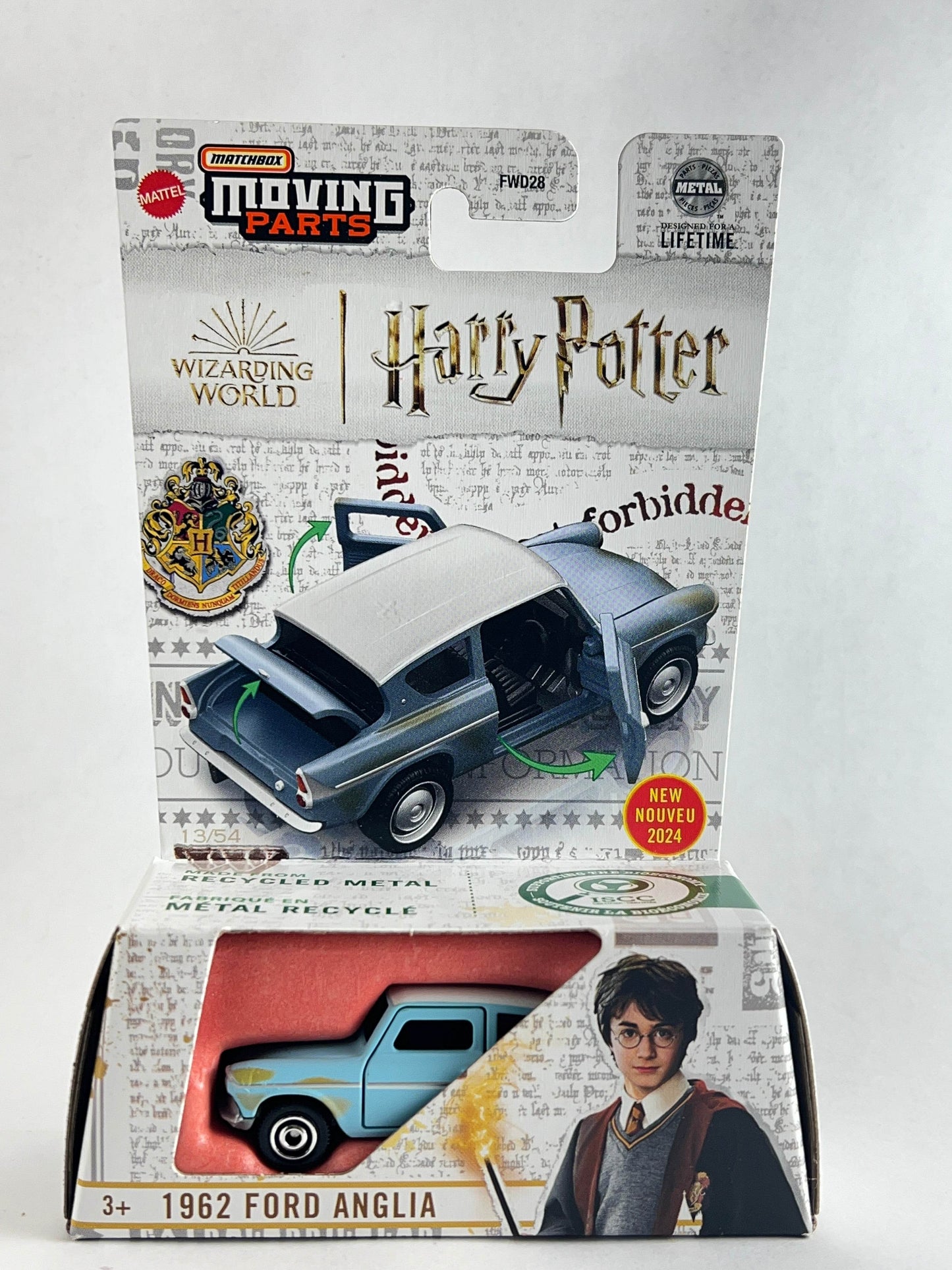 MATCHBOX MOVING PARTS - HARRY POTTER - 1962 FORD ANGLIA - ZX4 - Its Fun