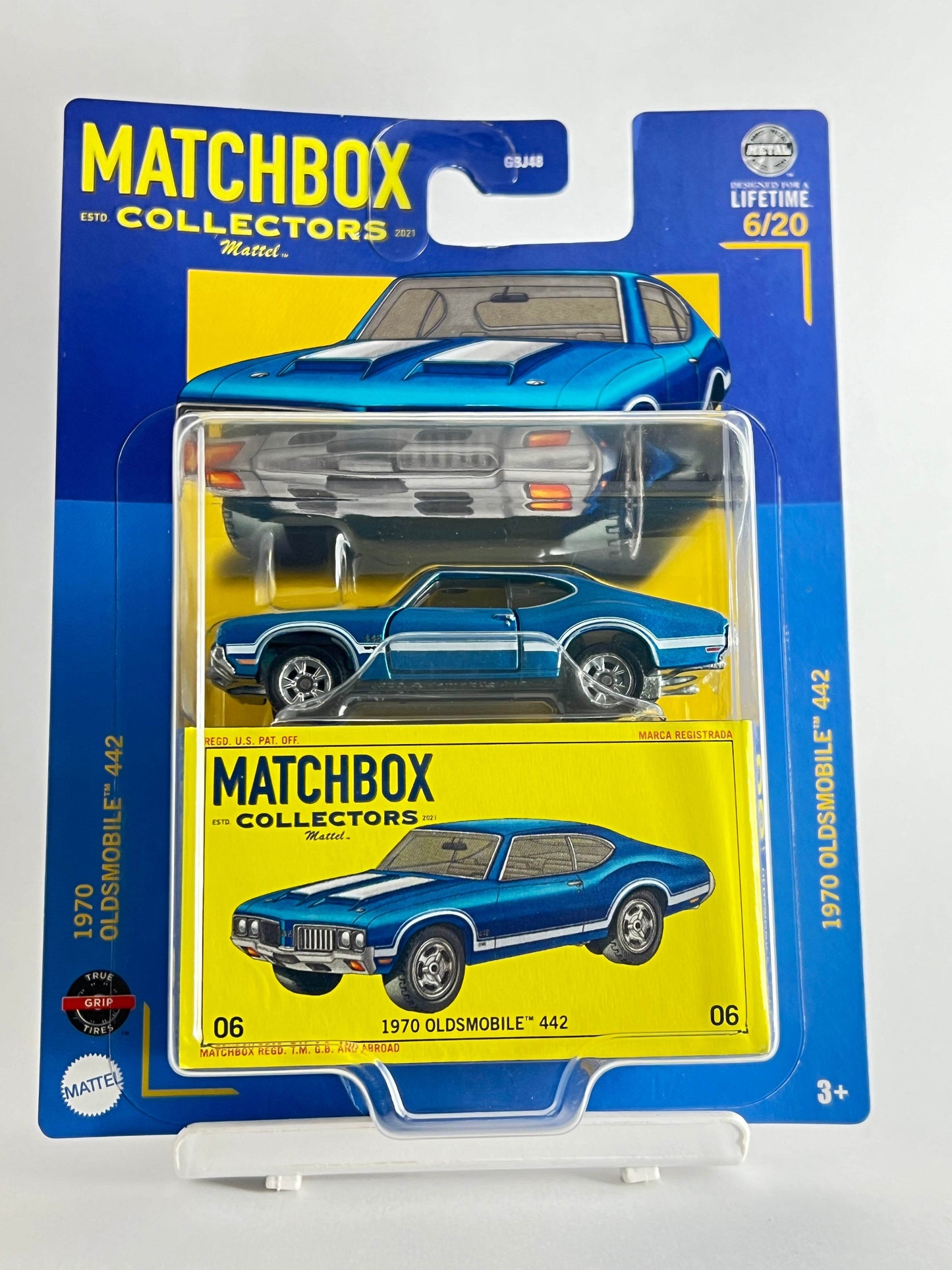 MATCHBOX COLLECTORS EDITION - 1970 OLDSMOBILE 442 - (OPENABLE DOOR) - 1D - Its Fun