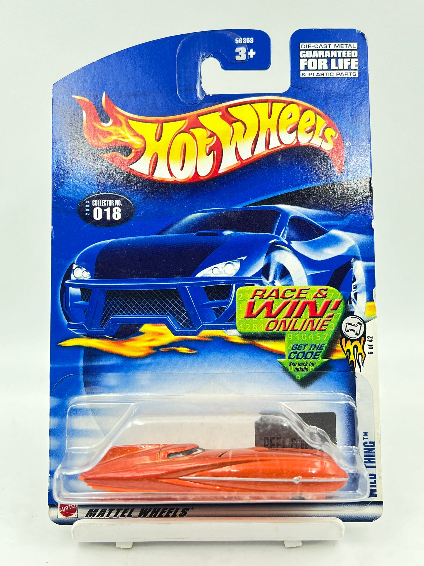 HOT WHEELS - WILD THING - ORANGE - 1C