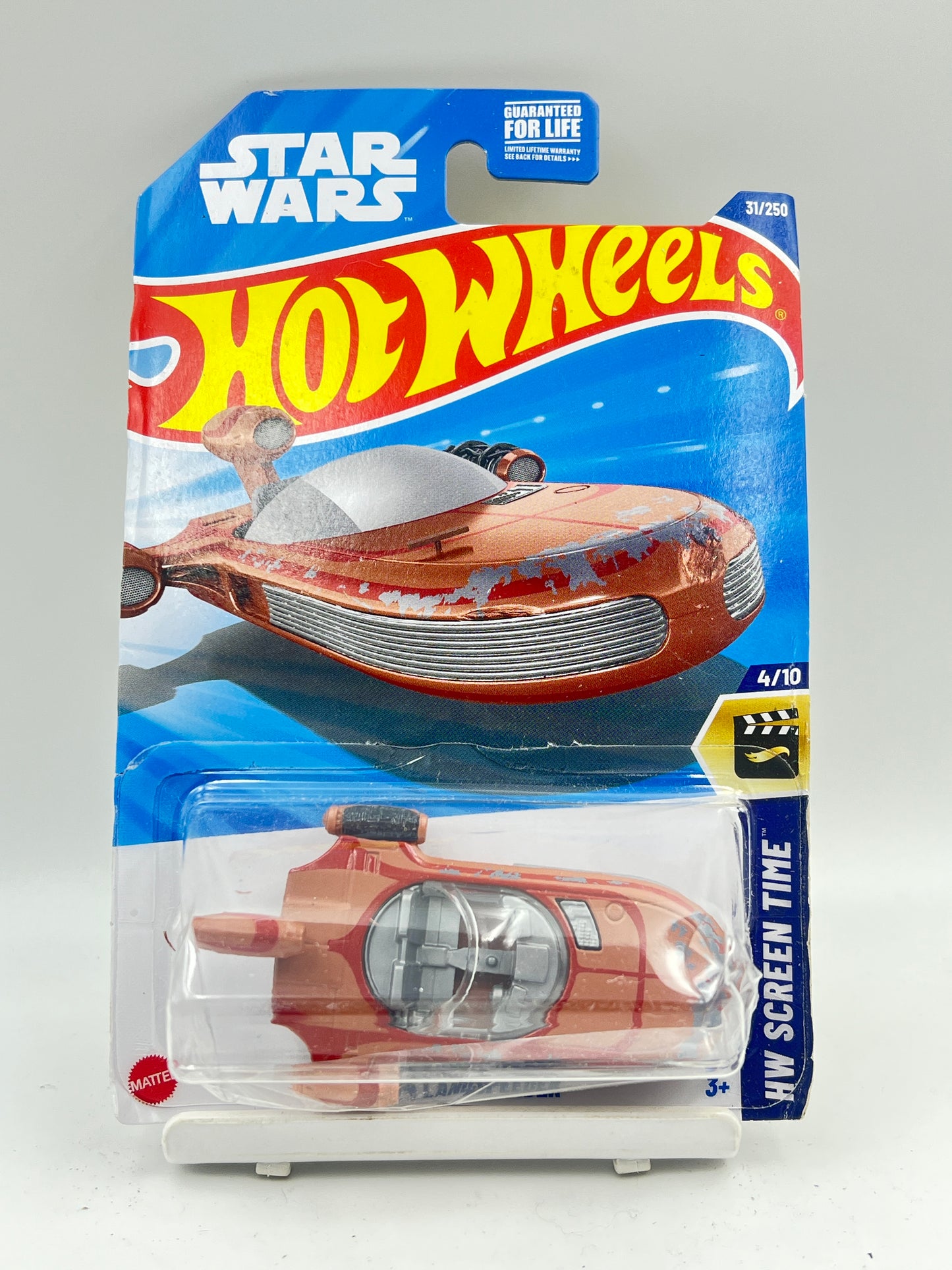 CARD DAMAGE / BLISTER SQUEEZE - HOT WHEELS - X-34 LANDSPEEDER - C2