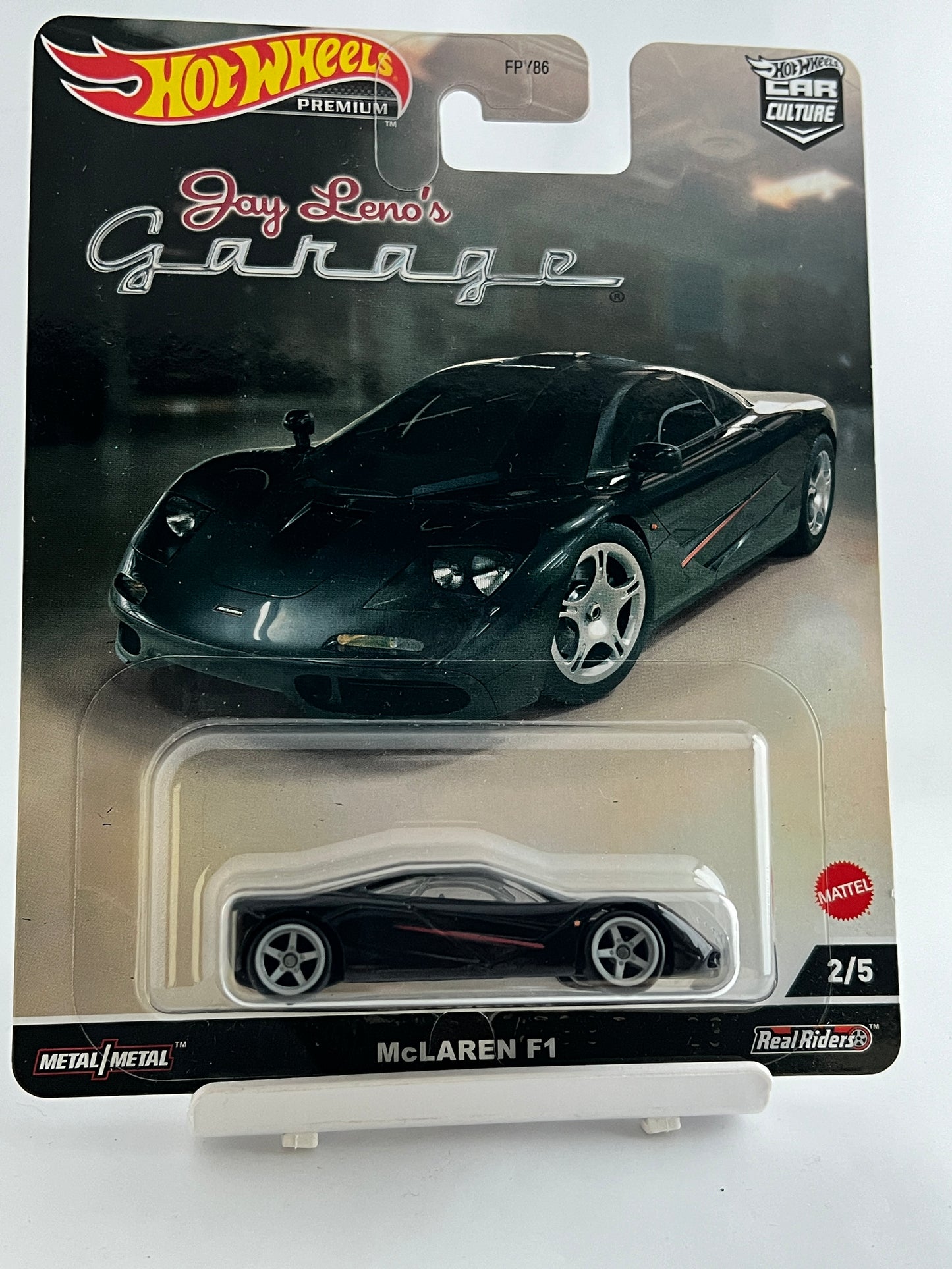 CREASED CARD - PREMIUM -JAY LENO - MCLAREN F1 -ZX4 - Its Fun- Hot wheels - matchbox - diecast