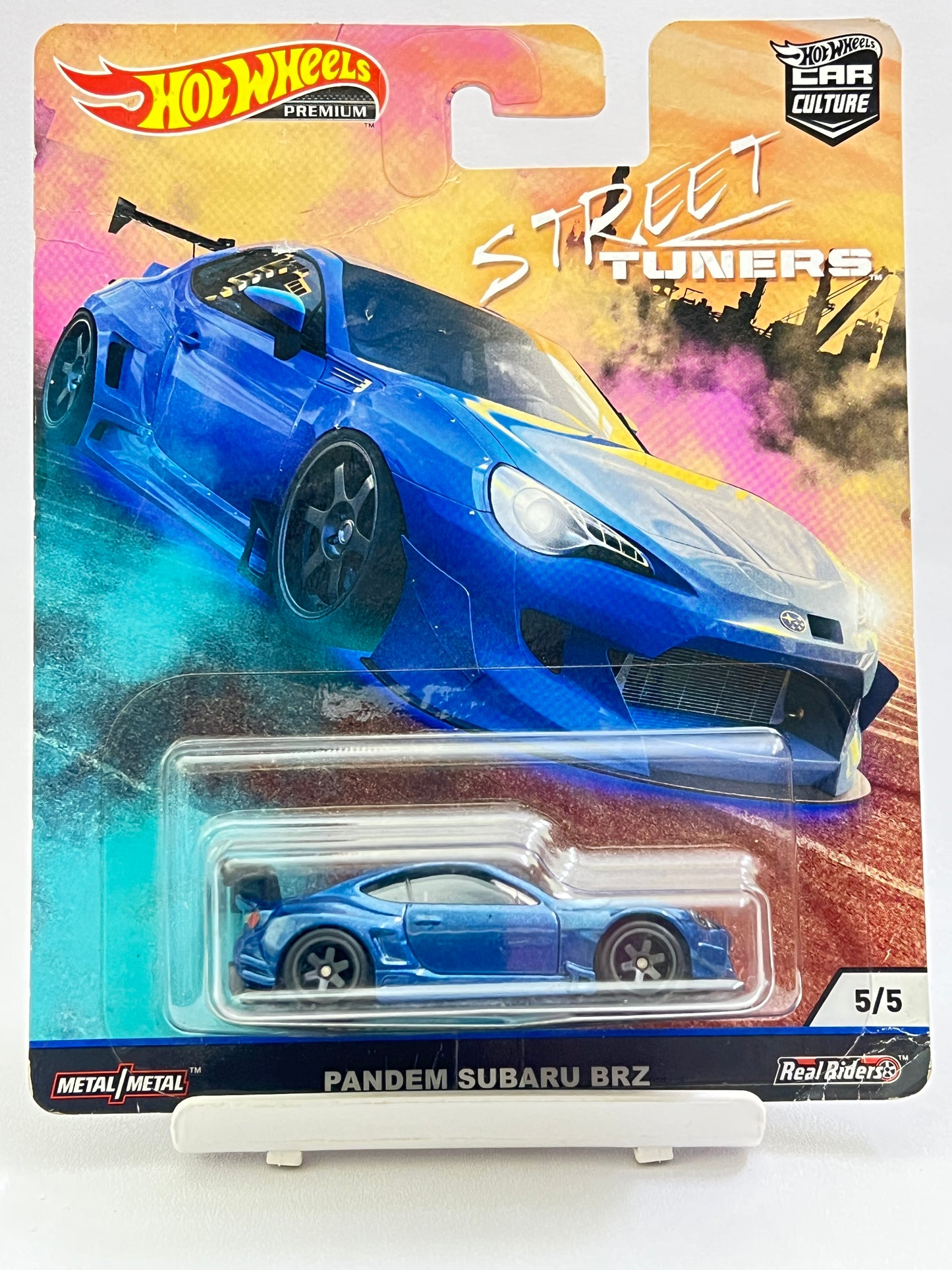 HOT WHEELS - PREMIUM - MILD CREASE IN CARD - PANDEM SUBARU BRZ -STREET TUNERS - 5A - Its Fun- Hot wheels - matchbox - diecast