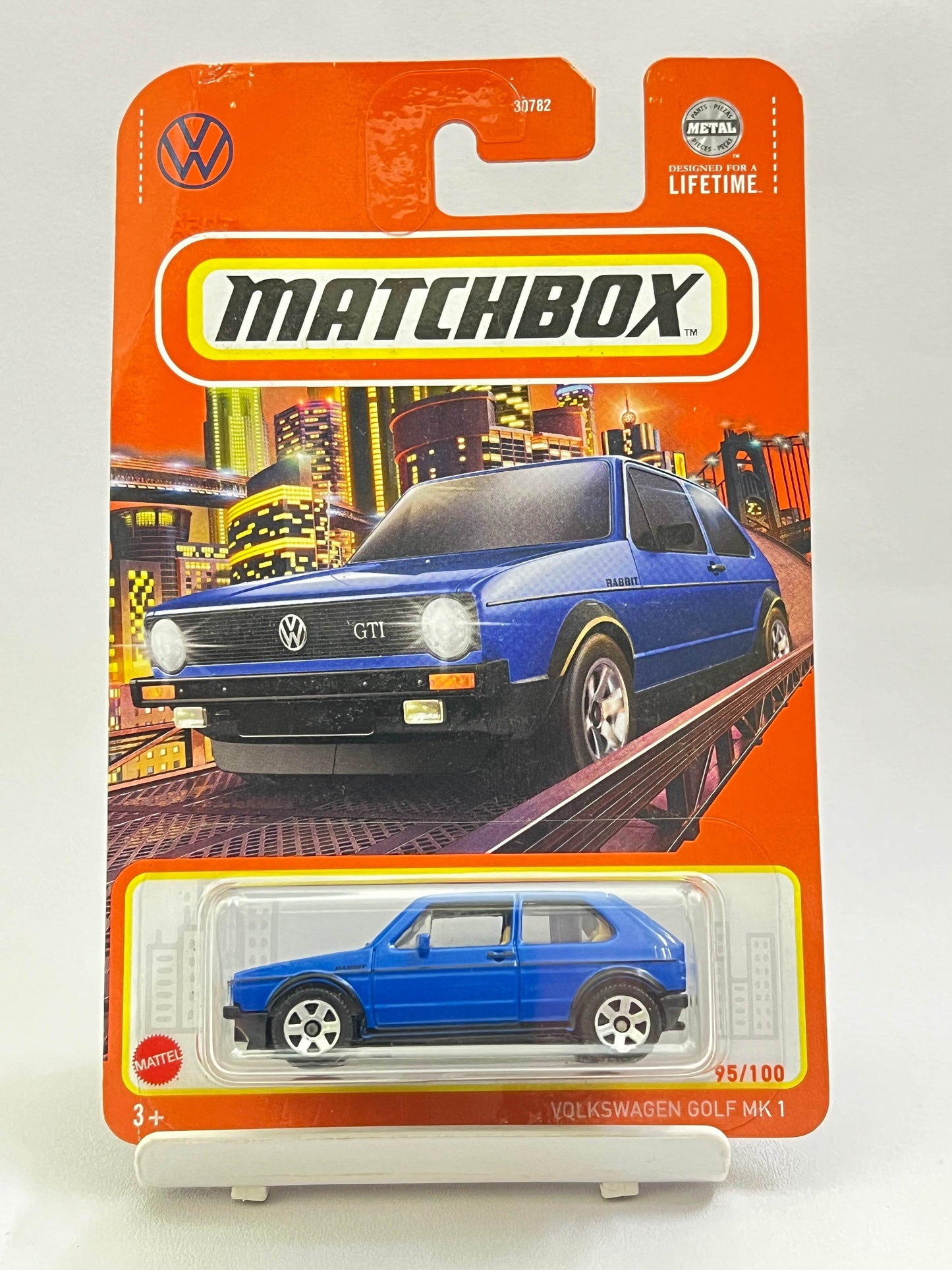 CREASED CARD - MATCHBOX - VOLKSWAGEN GOLF MK1 - ZX5 - Its Fun