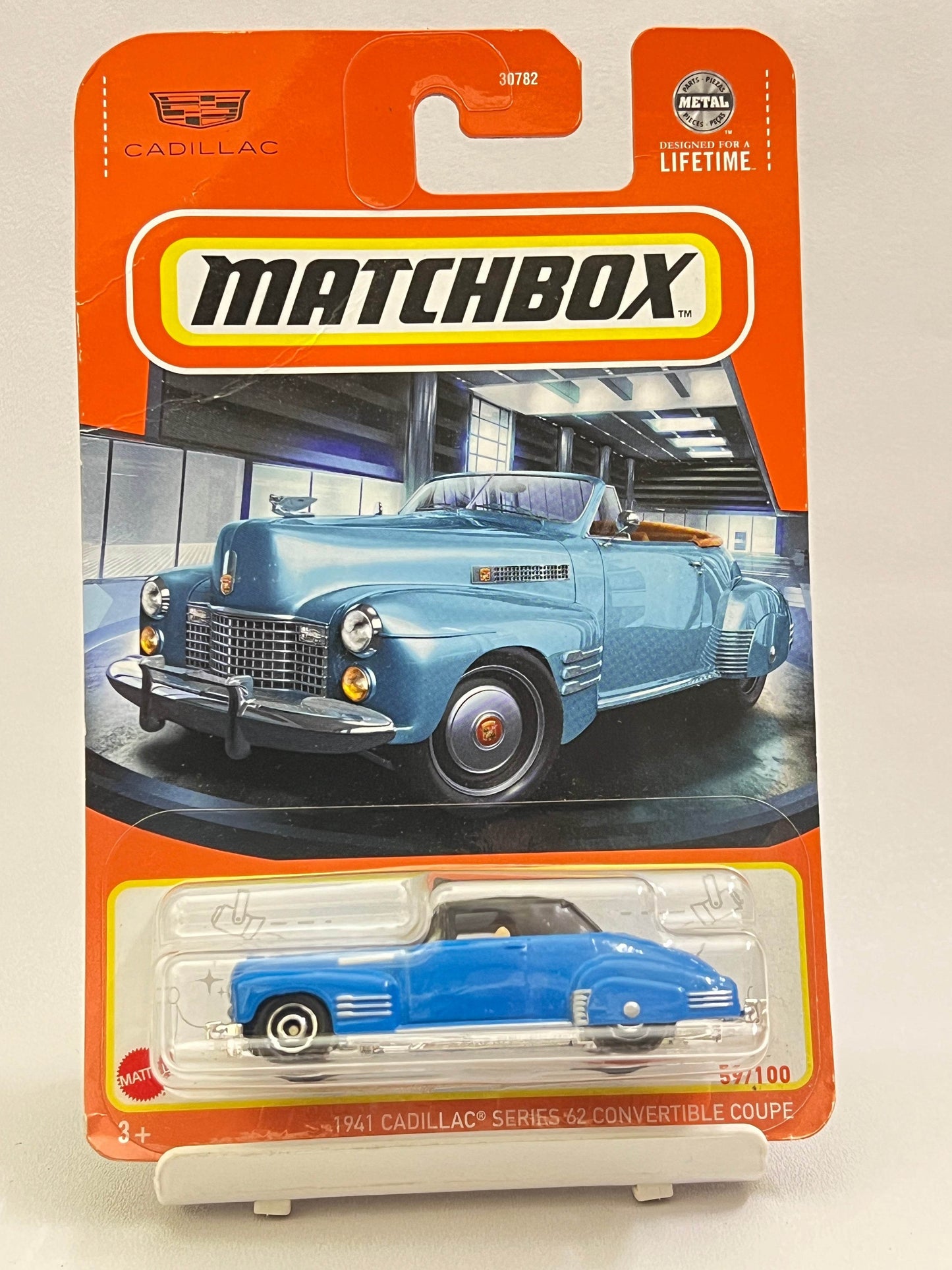MATCHBOX - CREASED - 1941 CADILLAC SERIES 62 CONVERTIBLE COUPE - ZX4 - Its Fun