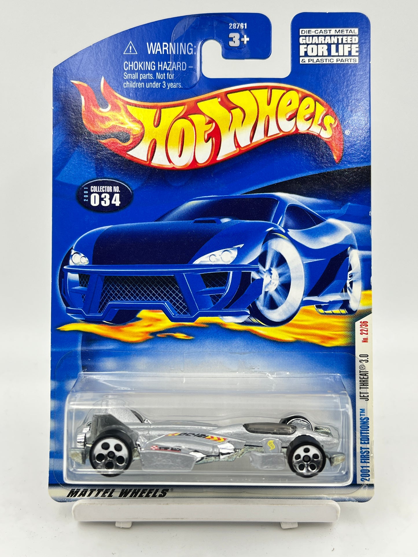 FULL METAL - MILD BLISTER CRACK - HOT WHEELS - JET THREAT 3.0 - 4B