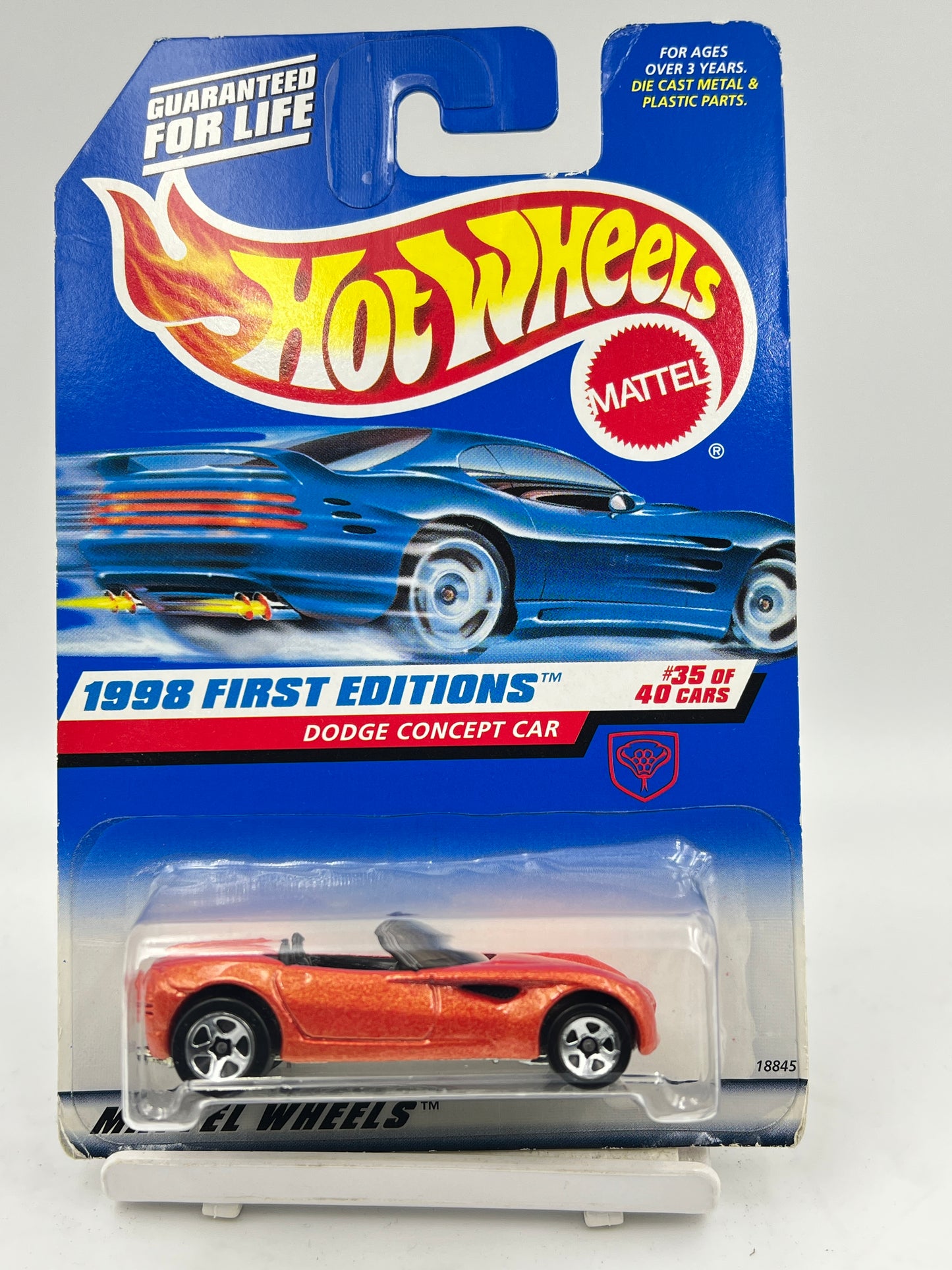 HOT WHEELS - DODGE CONCEPT CAR - ORANGE - 6B