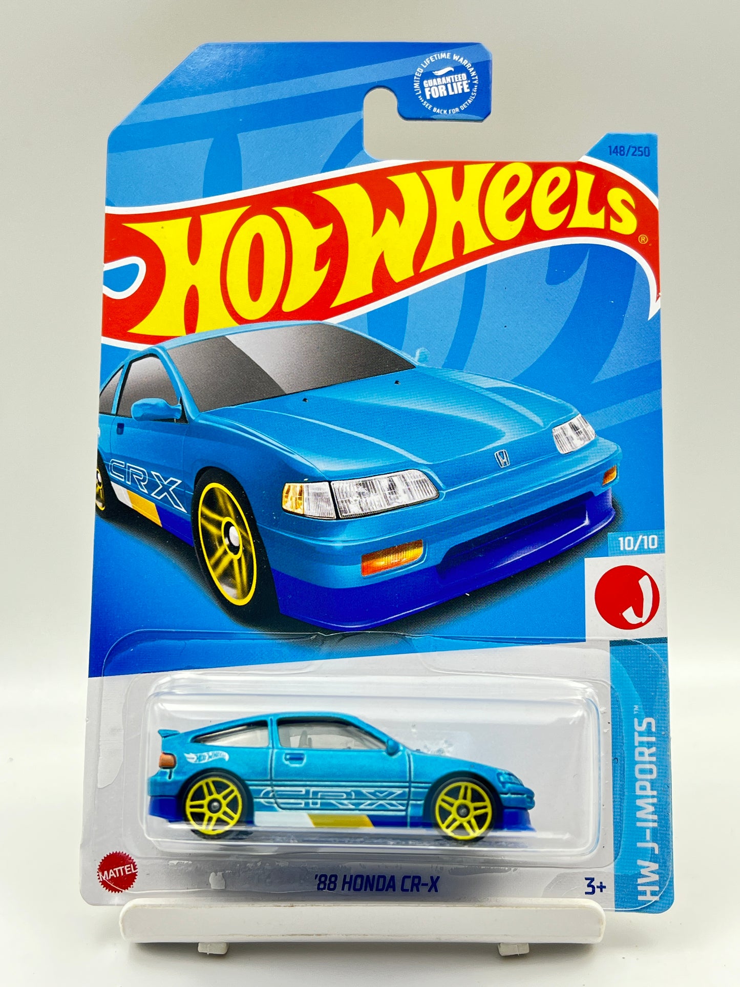 IMPORTED - HOT WHEELS - 88 HONDA CR-X - BLUE - 4E