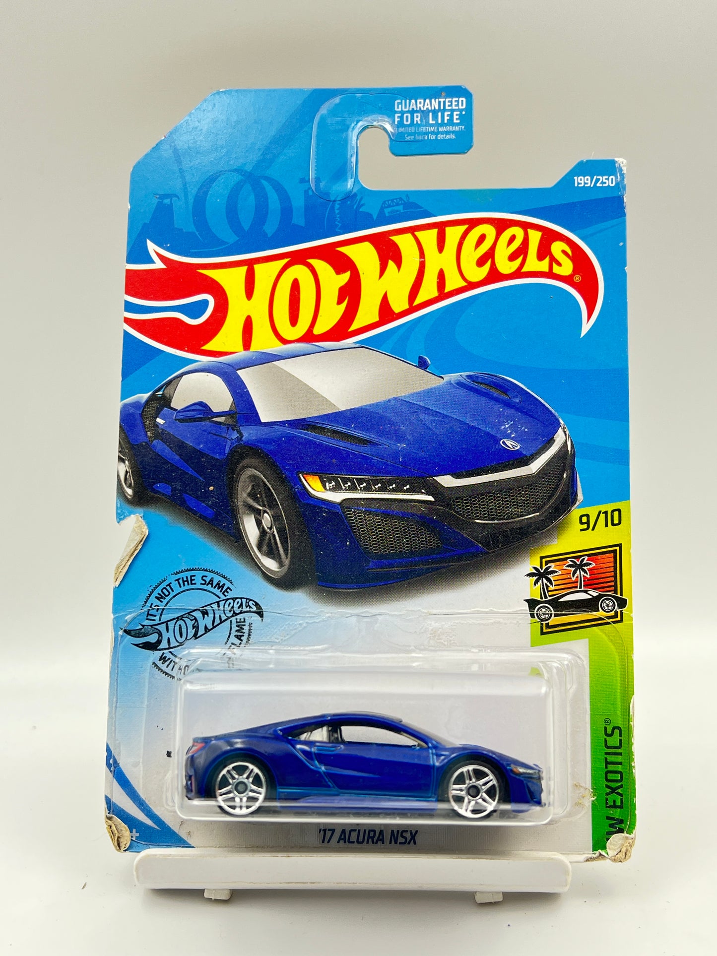DAMAGED CARD - 17 ACURA NSX - 4F