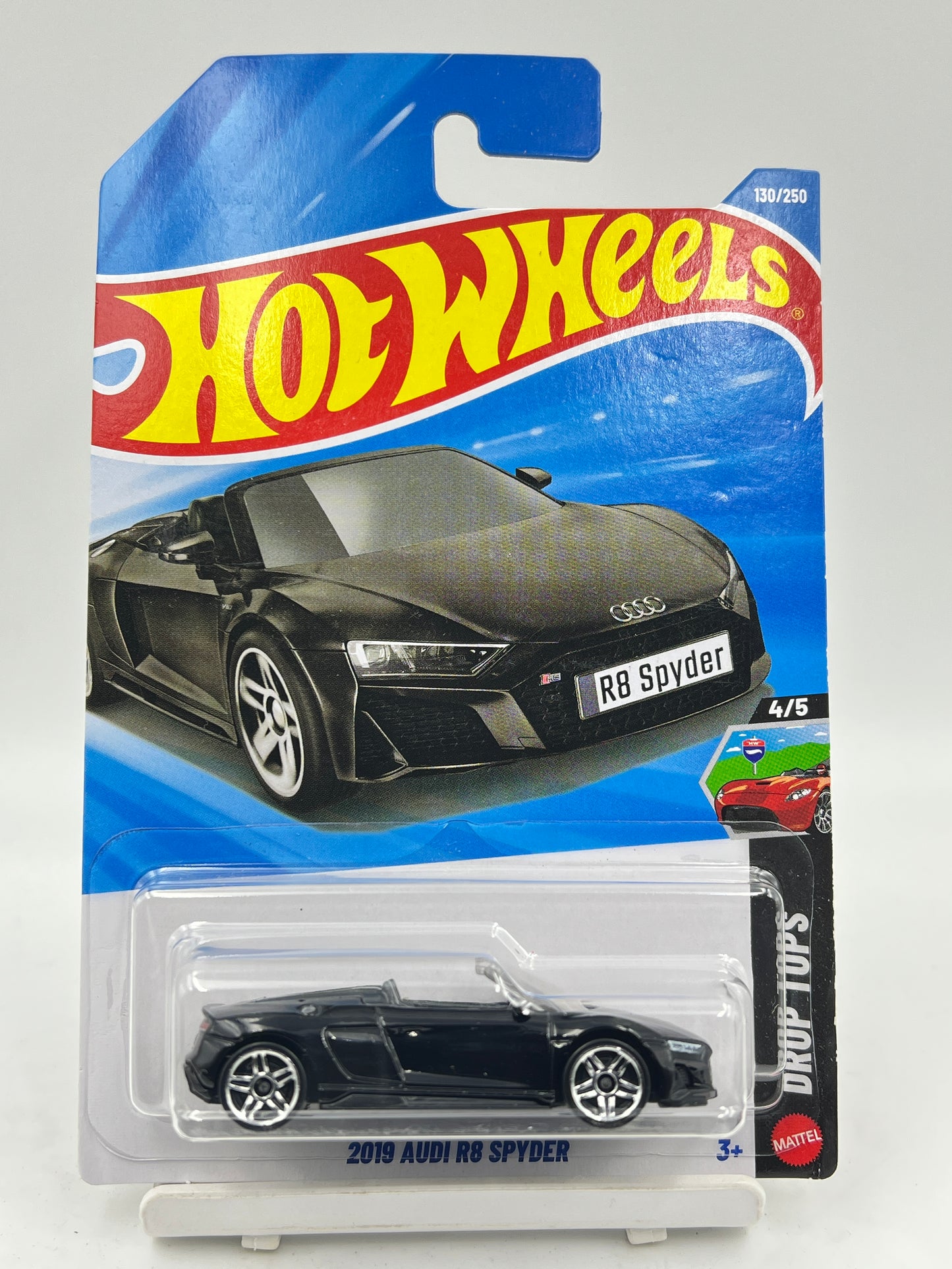 HOT WHEELS - 2019 AUDI R8 SPYDER - BLACK - 6E