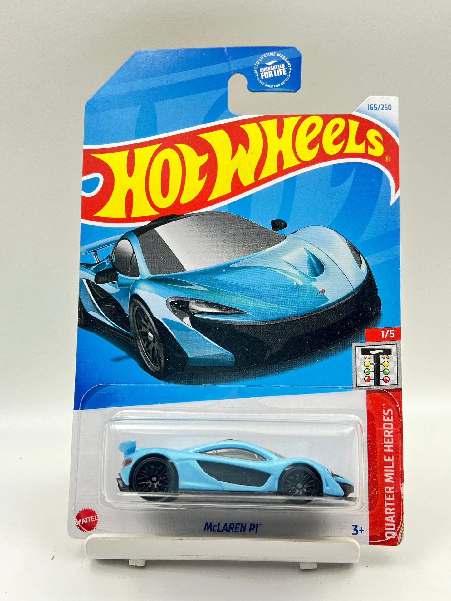 IMPORTED - HOT WHEELS - MILD HOOK CREASE - MCLAREN P1 - BLUE - C1