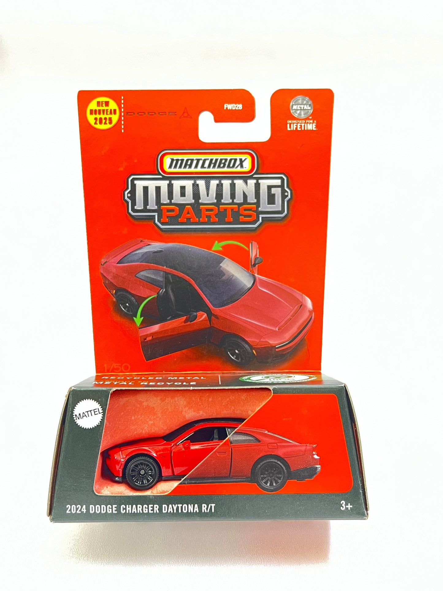 MATCHBOX MOVING PARTS - 2024 DODGE CHARGER DAYTONA R/T - ZX4 - Its Fun