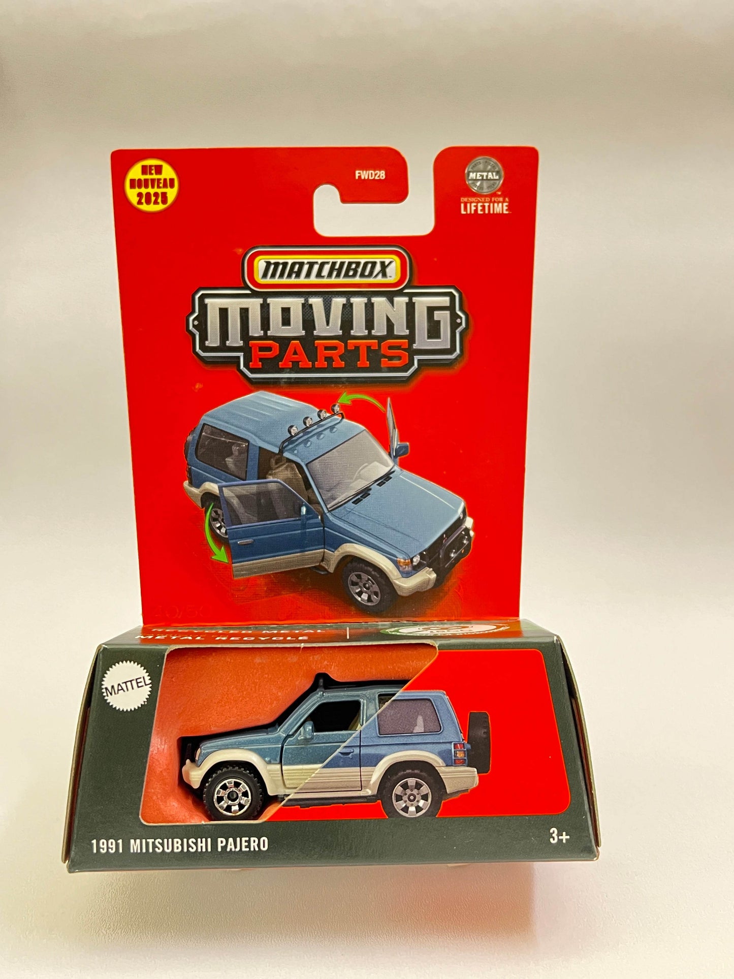 MATCHBOX MOVING PARTS - 1991 MITSUBISHI PAJERO - ZX4 - Its Fun
