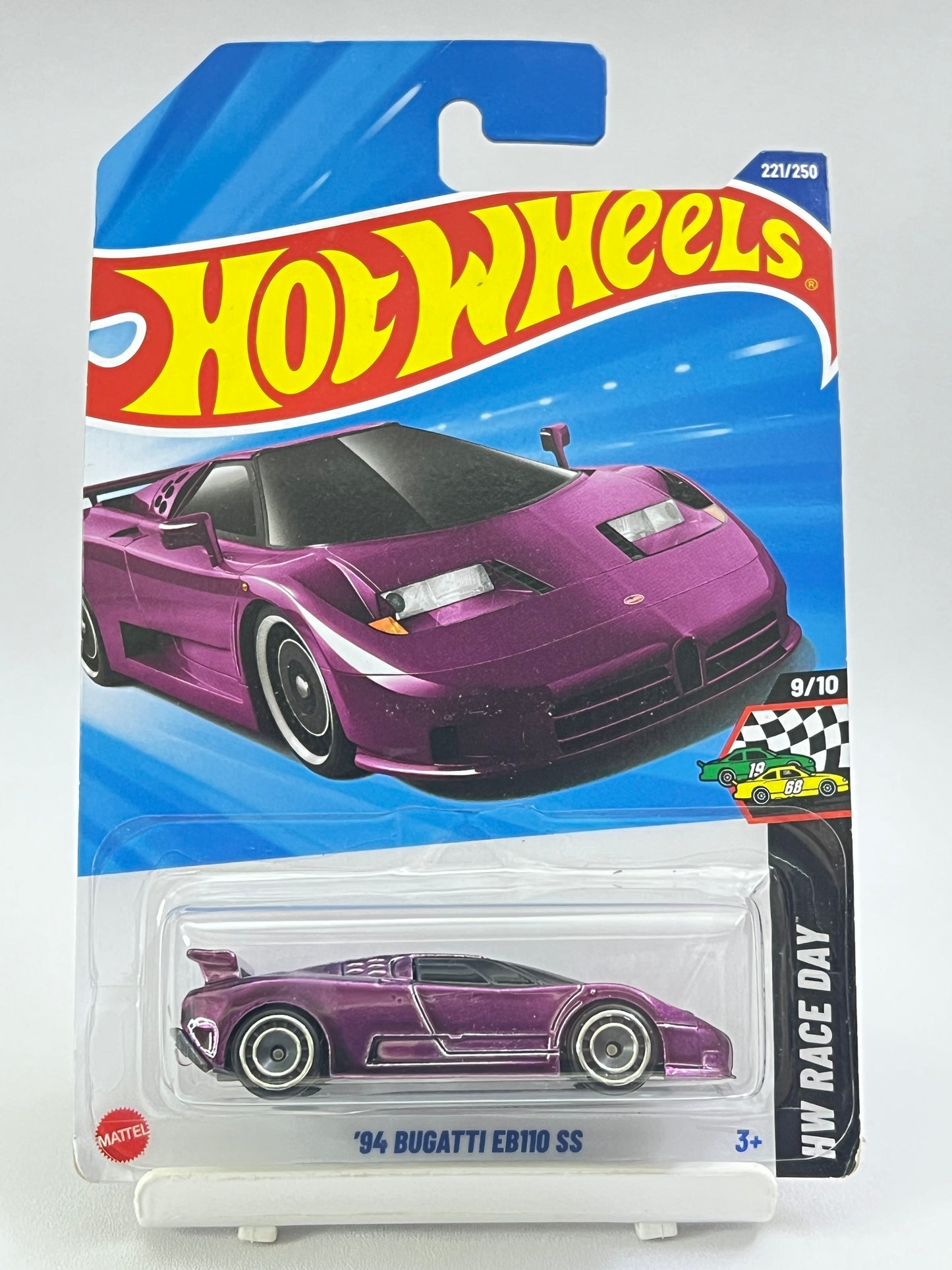 SUPER TREASURE HUNT - HOT WHEELS - 94 BUGATTI EB110 SS - ZX1 (FREE PROTECTOR)