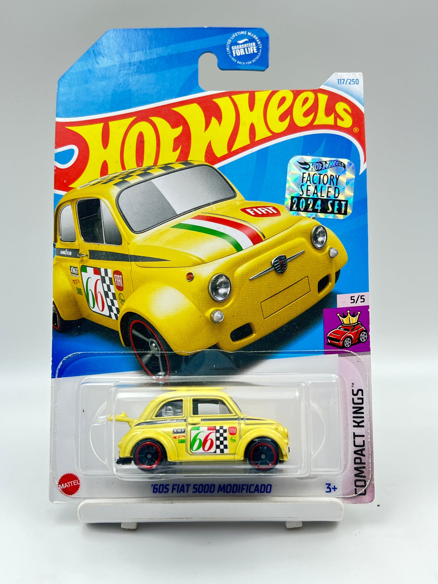FACTORY SEALED - IMPORTED - HOT WHEELS - 60S FIAT 5000 MODICICADO - 1B