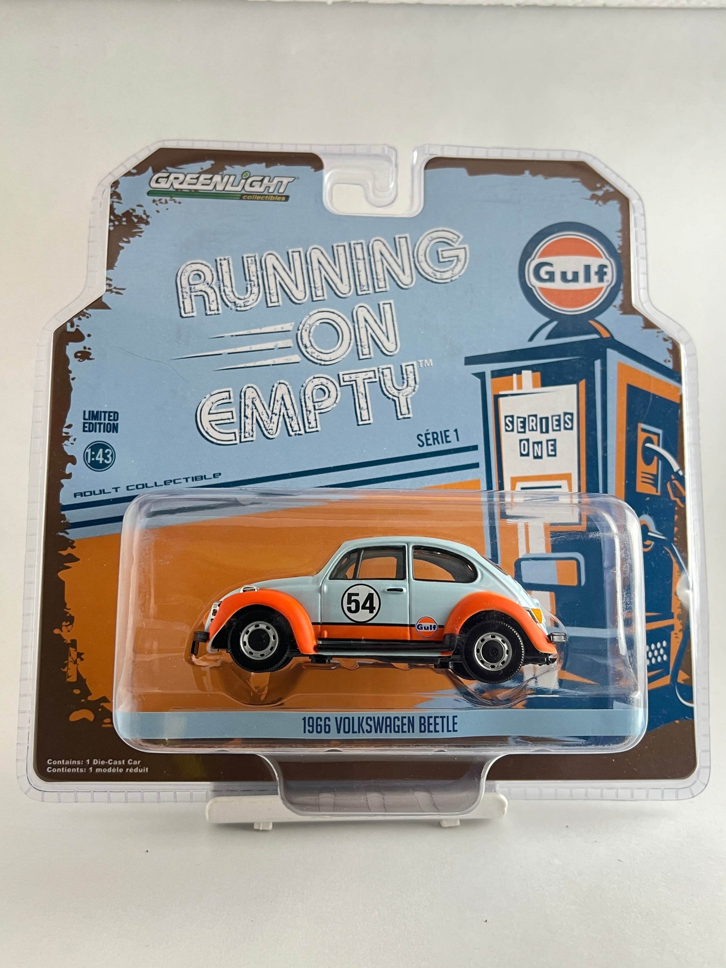GREENLIGHT - 1:43 RATIO - 1966 VOLKSWAGEN BEETLE - GULF SERIES - Its Fun