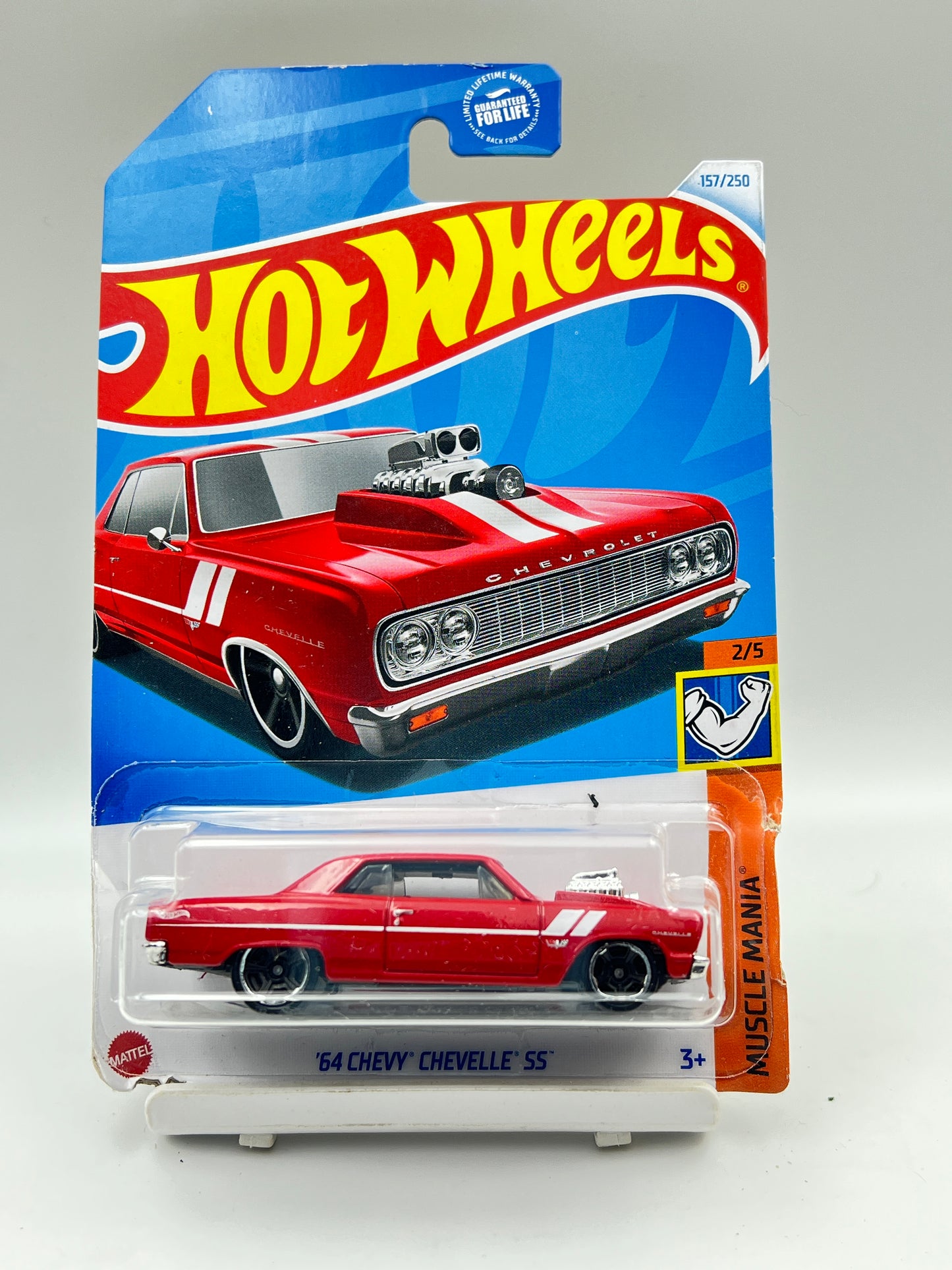 BLISTER SQUEEZE - CARD DAMAGE - 64 CHEVY CHEVELLE SS - 4F