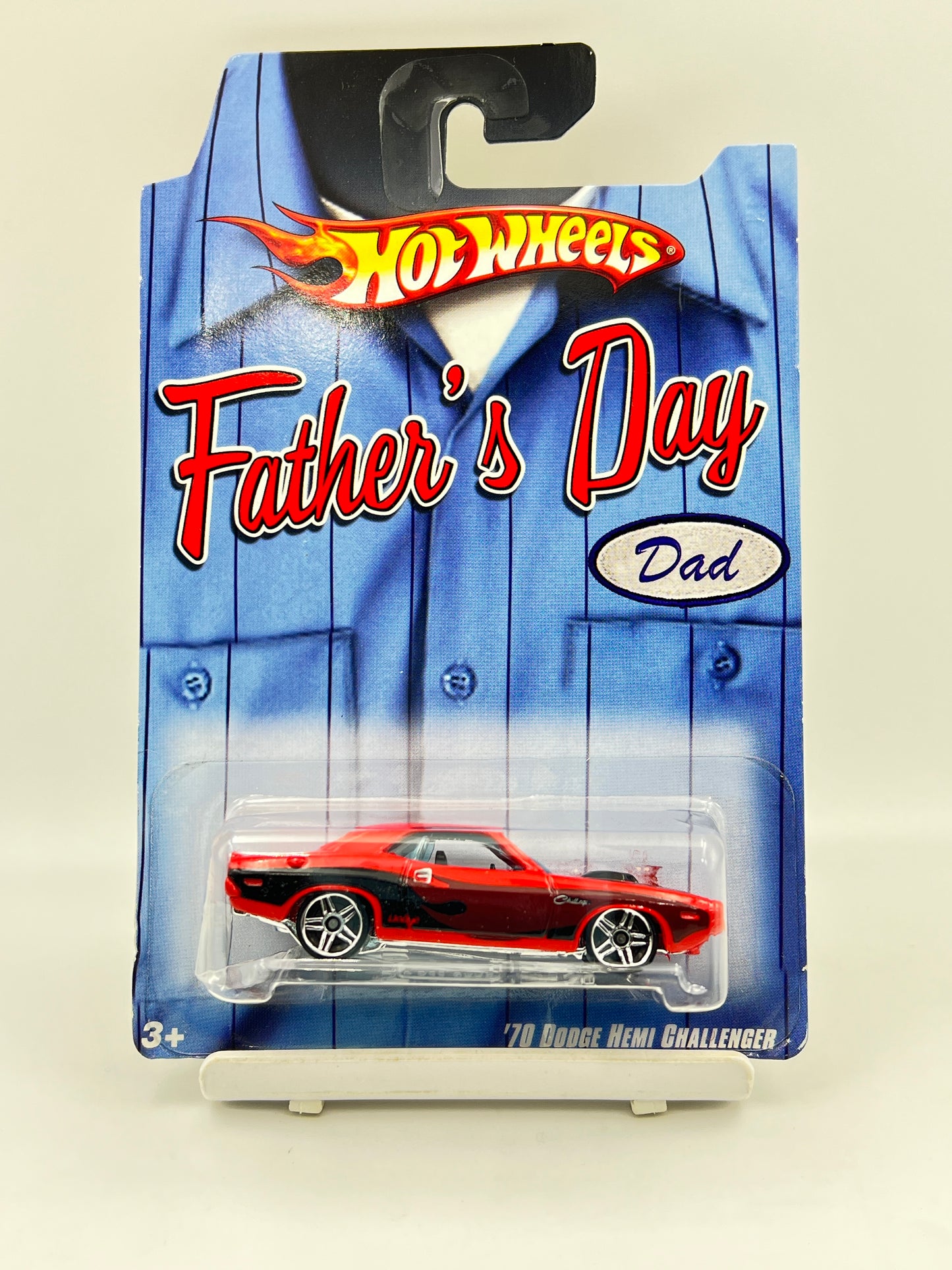 IMPORTED - OPENABLE HOOD - HOT WHEELS - FATHER'S DAY (DAD) - 70 DODGE HEMI CHALLENGER - 3A