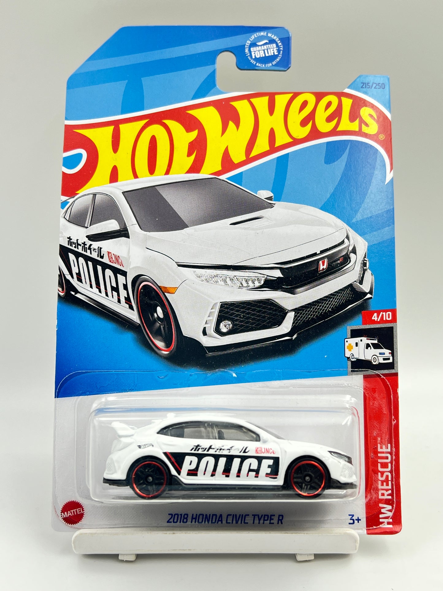 IMPORTED - HOT WHEELS - 2018 HONDA CIVIC TYPE R POLICE - 2B