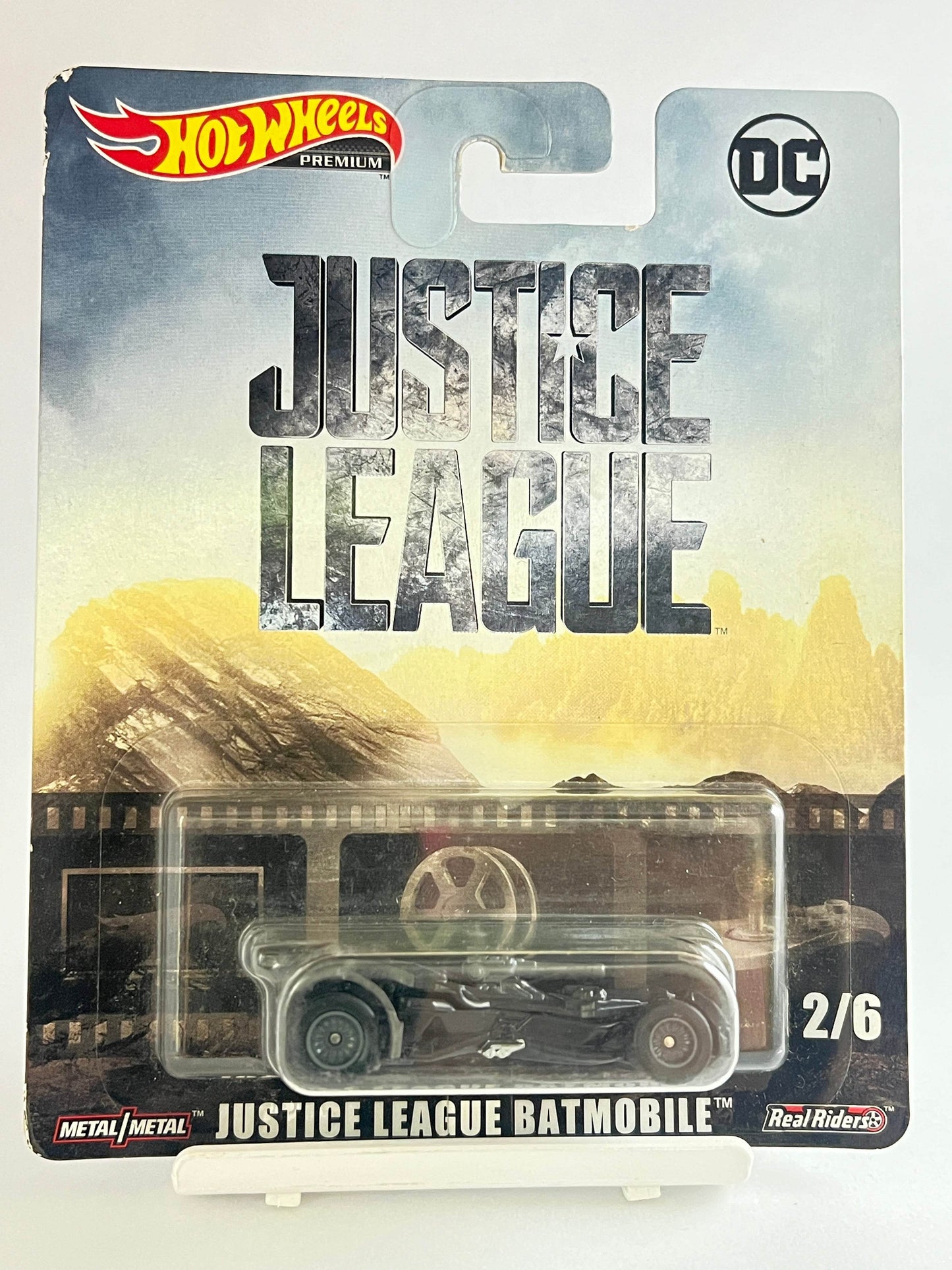 PREMIUM - JUSTICE LEAGUE BATMOBILE - CARD CONDITION AS IN PIC - 5A - Its Fun