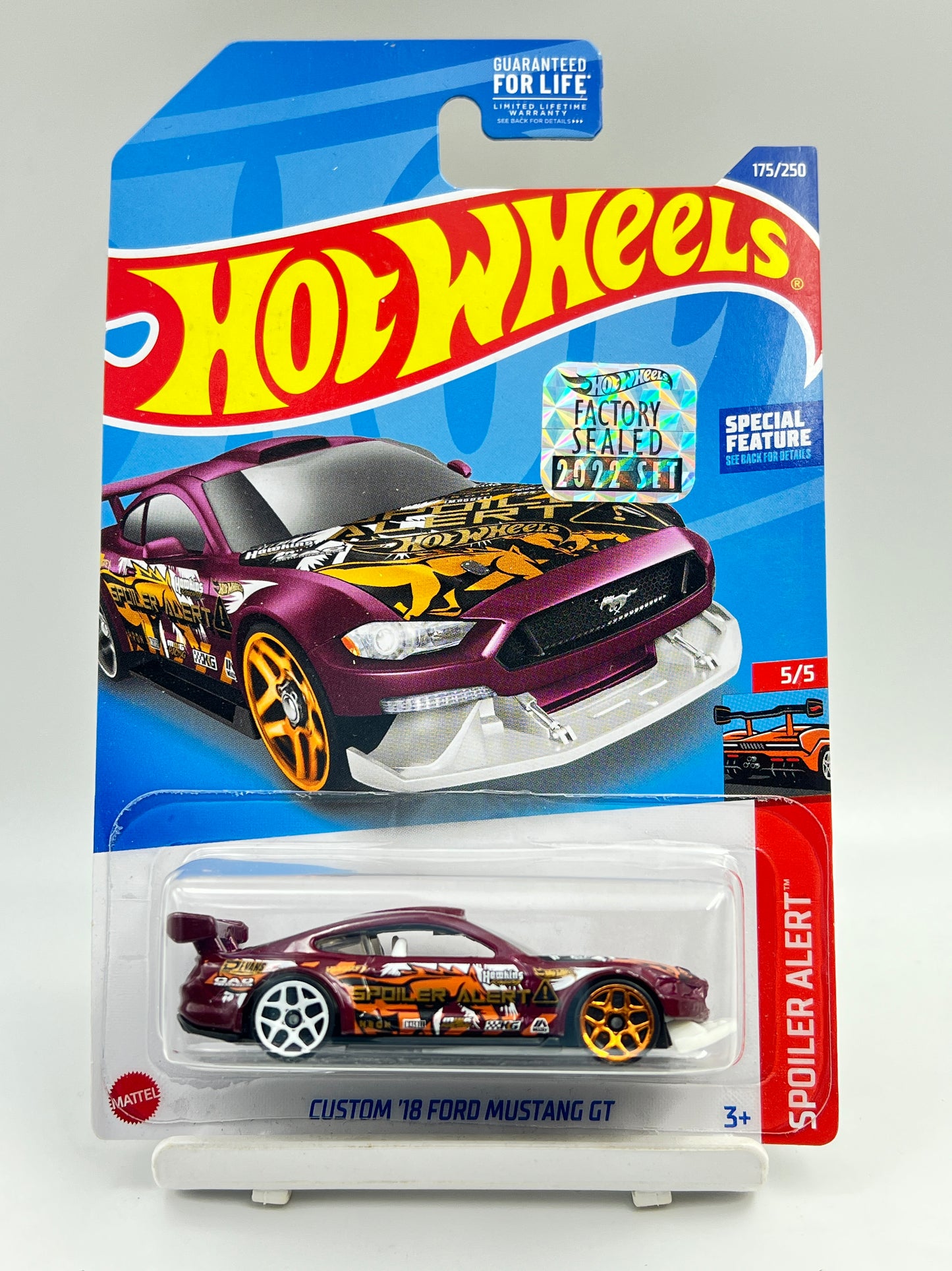 FACTORY SEALED - IMPORTED - HOT WHEELS - CUSTOM 18 FORD MUSTANG GT - 1D