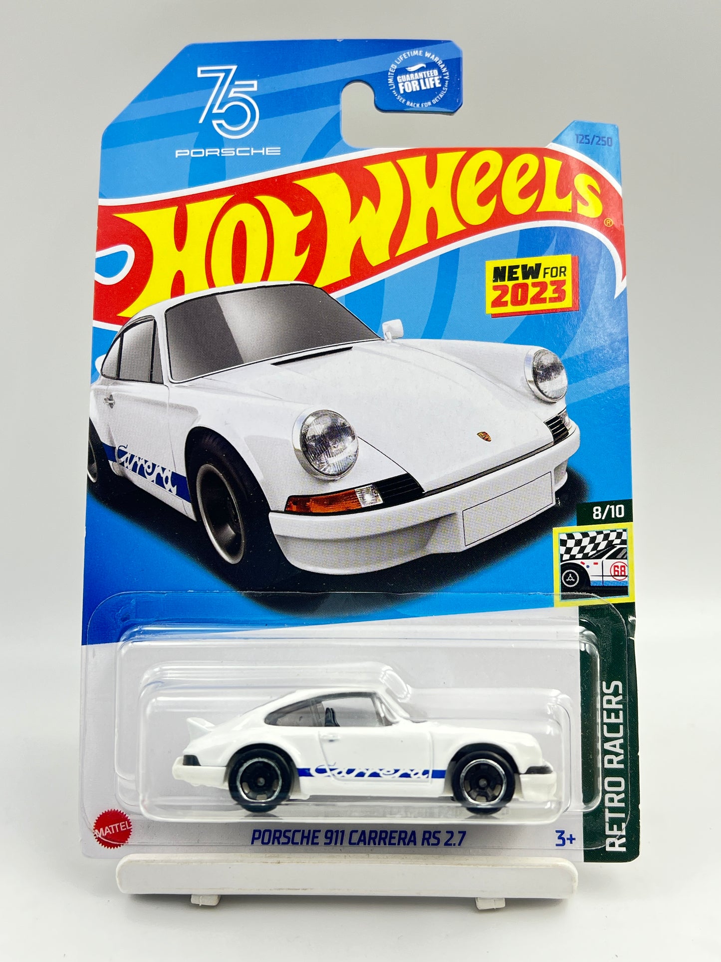 IMPORTED - HOT WHEELS - PORSCHE 911 CARRERA RS 2.7 - WHITE - 3C