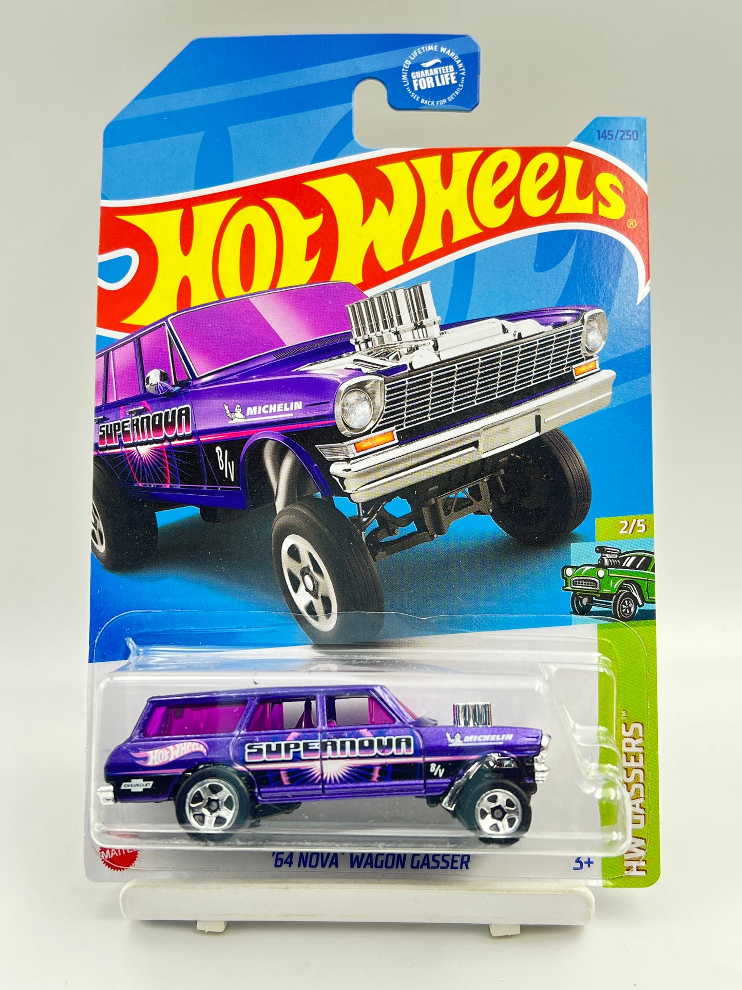 IMPORTED - HOT WHEELS - 64 NOVA WAGON GASSER - 3B