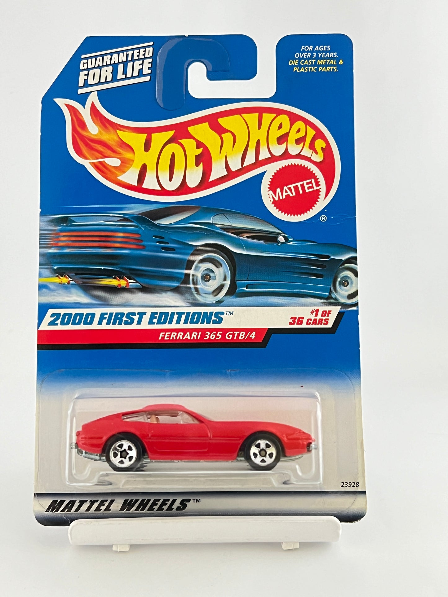 FERRARI 365 GTB/4 - CREASED AT CENTER - Its Fun- Hot wheels - matchbox - diecast