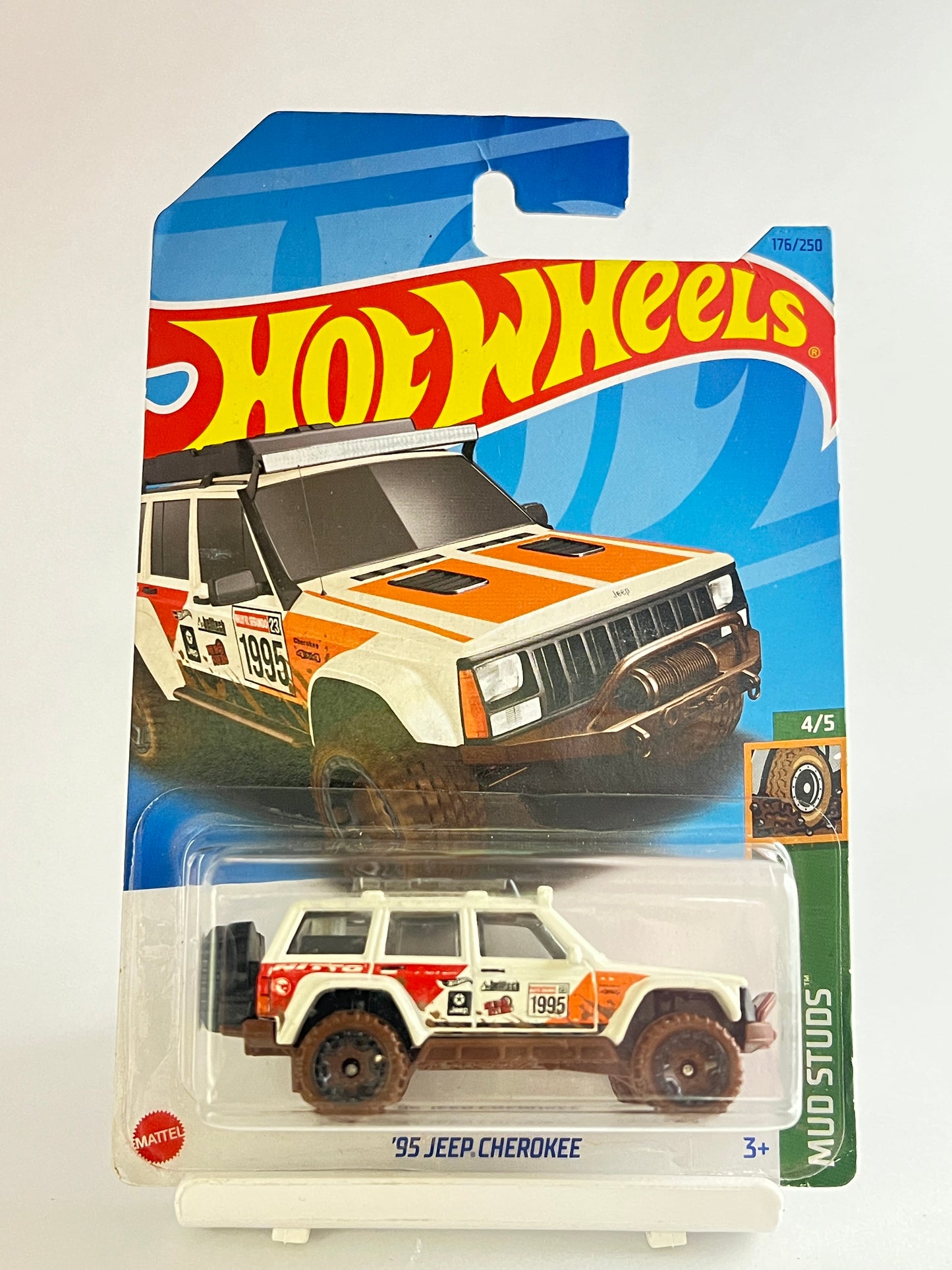 TREASURE HUNT - 95 JEEP CHEROKE - 2D - Its Fun- Hot wheels - matchbox - diecast