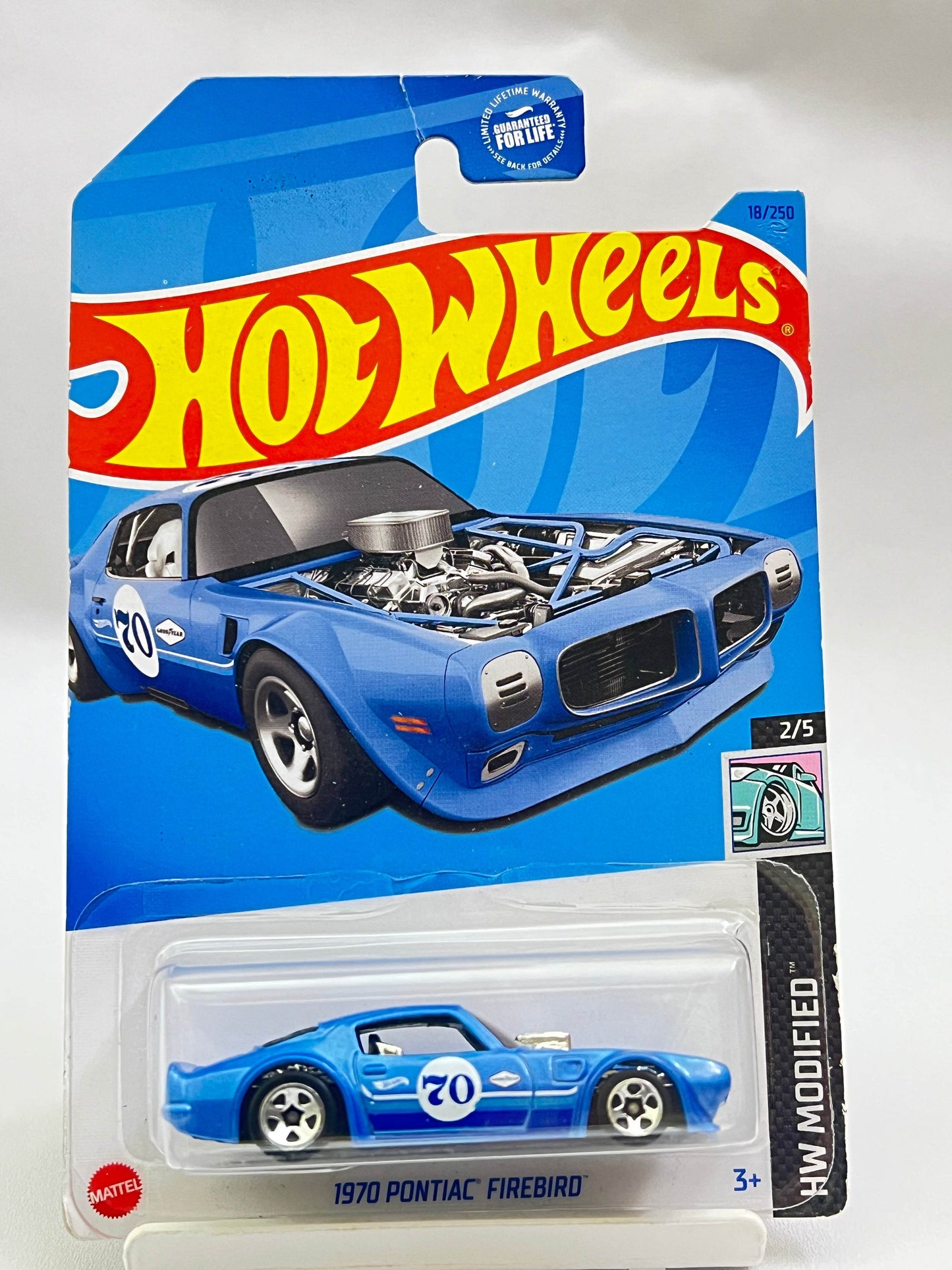 HOT WHEELS - 1970 PONTIAC FIREBIRD - CREASED AT TOP- 2C - Its Fun