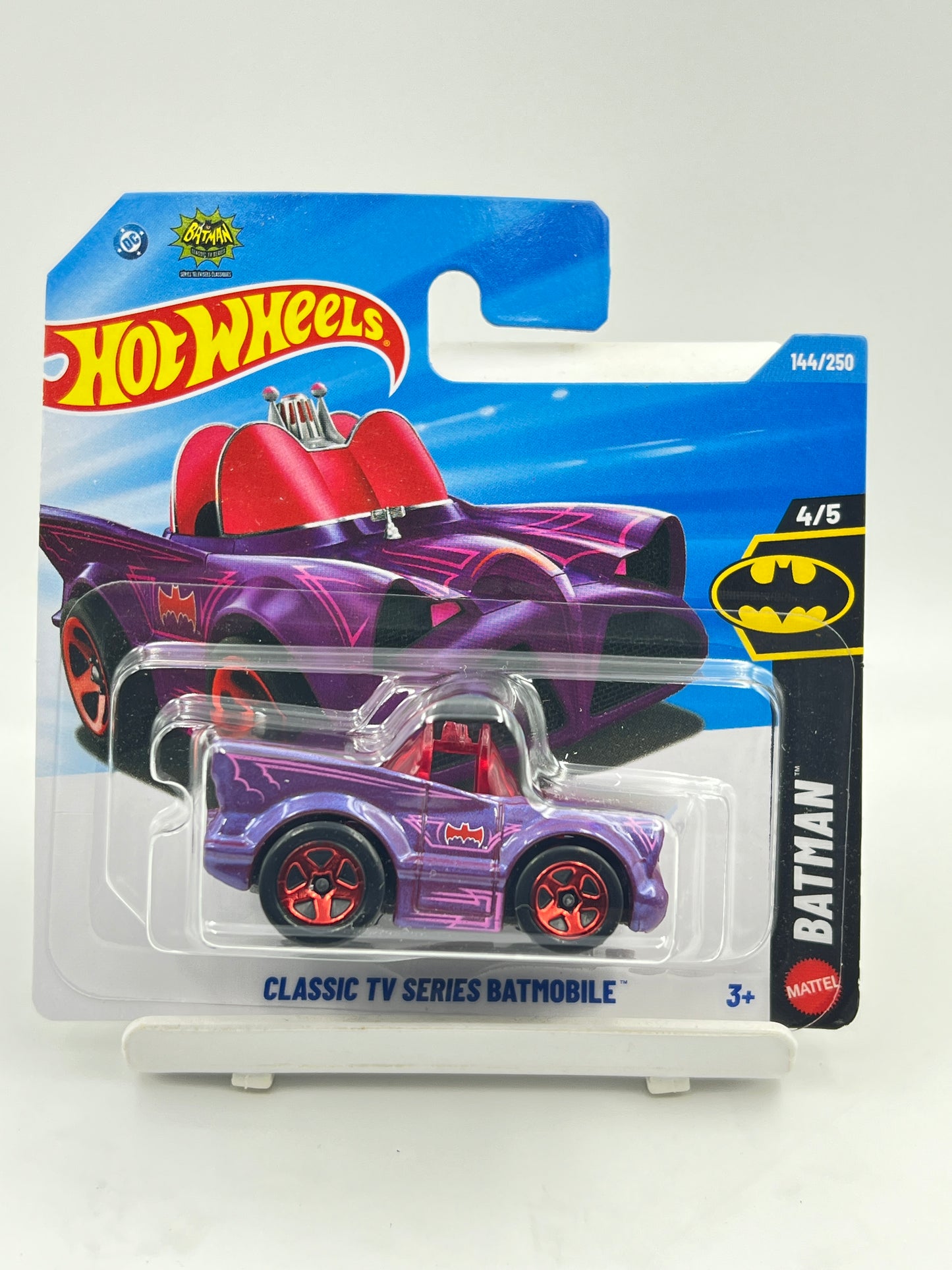 HOT WHEELS -TOONED - CLASSIC TV SERIES BATMOBILE - PURPLE - 7C