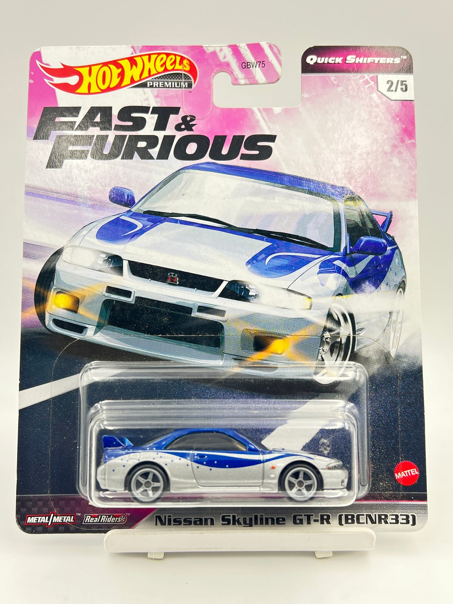 HOT WHEELS - PREMIUM - FAST AND FURIOUS - NISSAN SKYLINE GT-R (BCNR33) - 5A