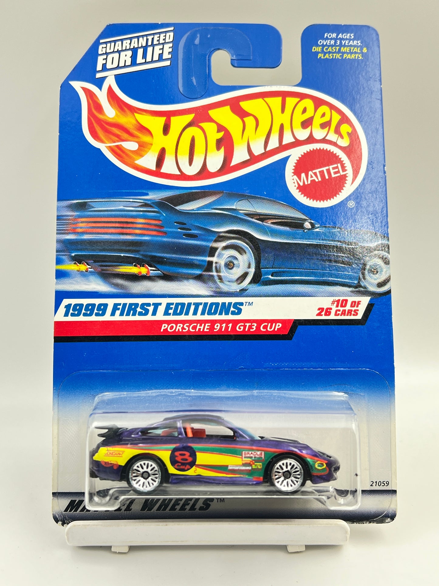 HOT WHEELS - PORSCHE 911 GT3 CUP - PURPLE - 4D