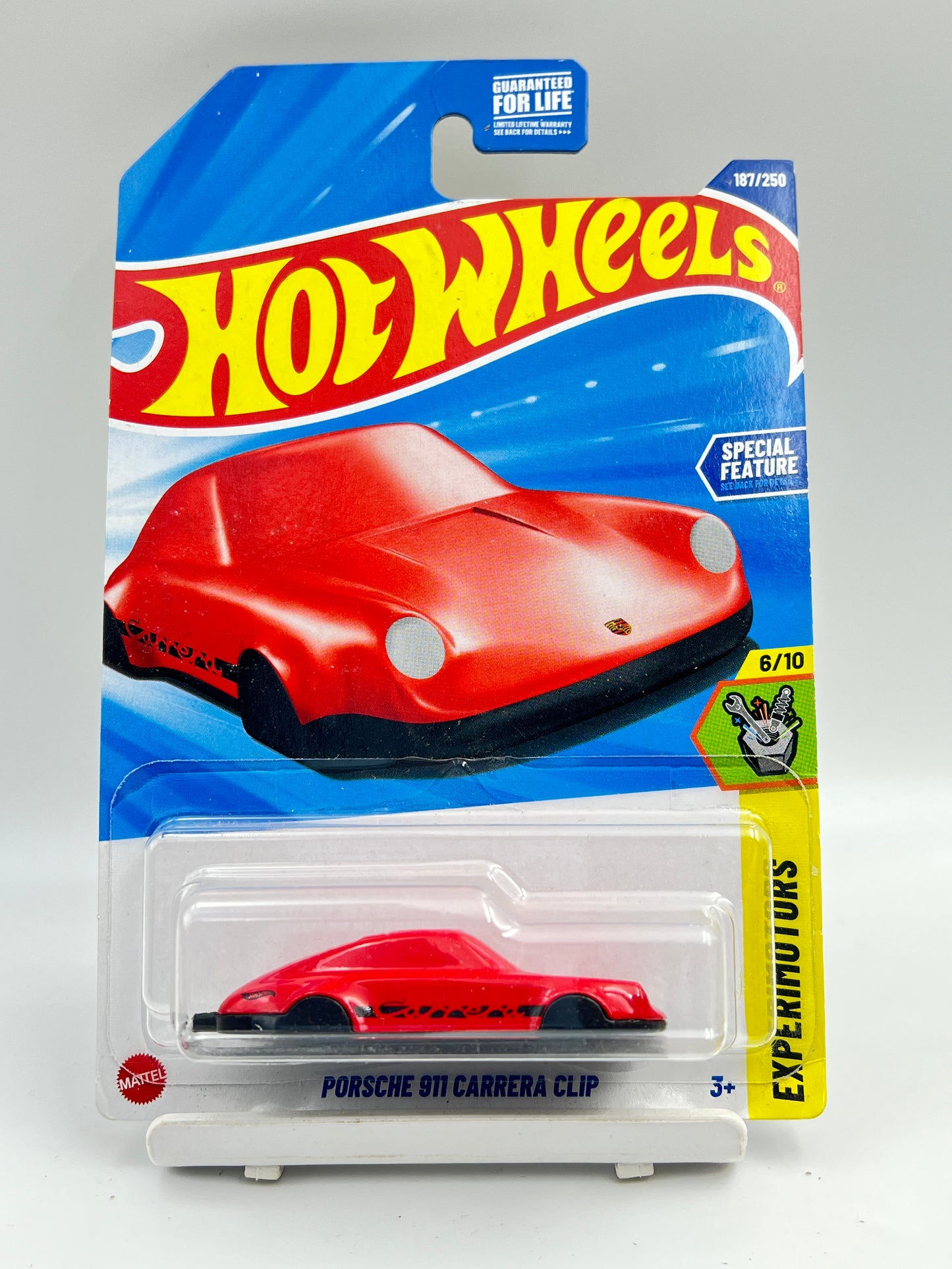 IMPORTED - HOT WHEELS - PORSCHE 911 CARRERA CLIP - RED - 4E