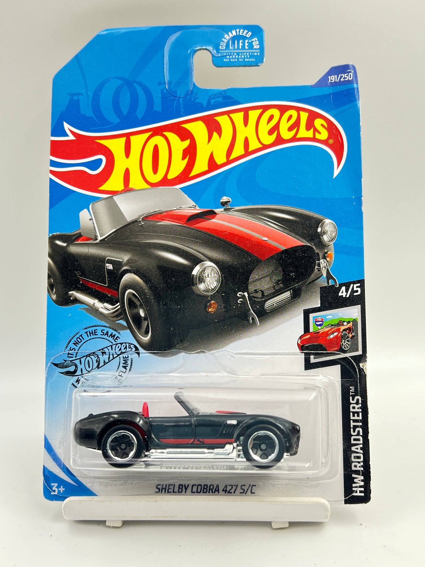 MILD CREASE - IMPORTED - HOT WHEELS - SHELBY COBRA 427 S/C - 4E