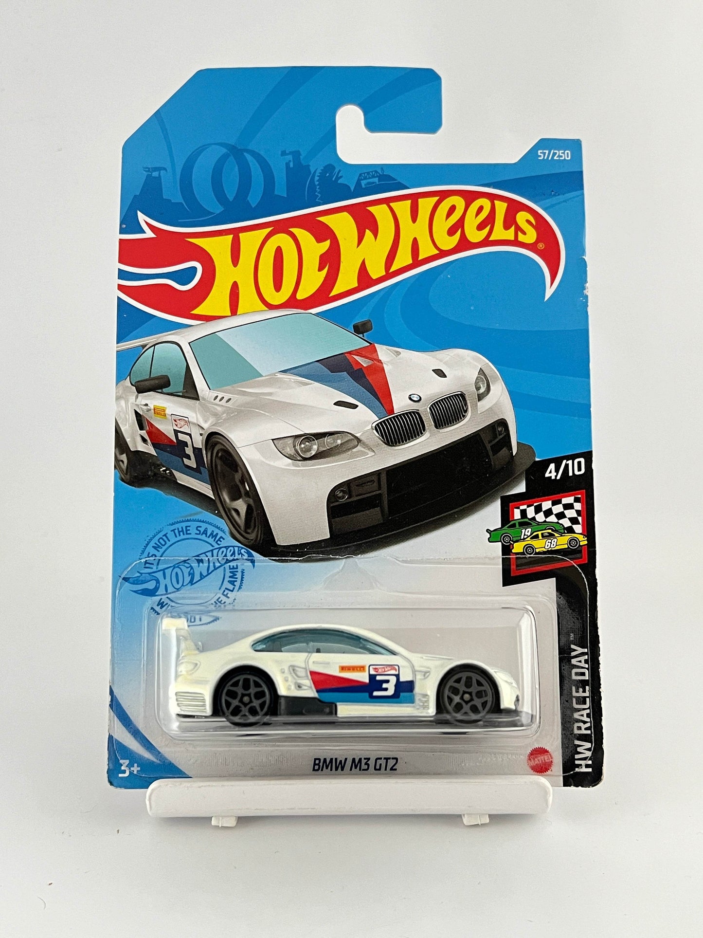 BLISTER DAMAGE - HOT WHEELS - BMW M3 GT2 - WHITE - IMPORTED - 1B - Its Fun