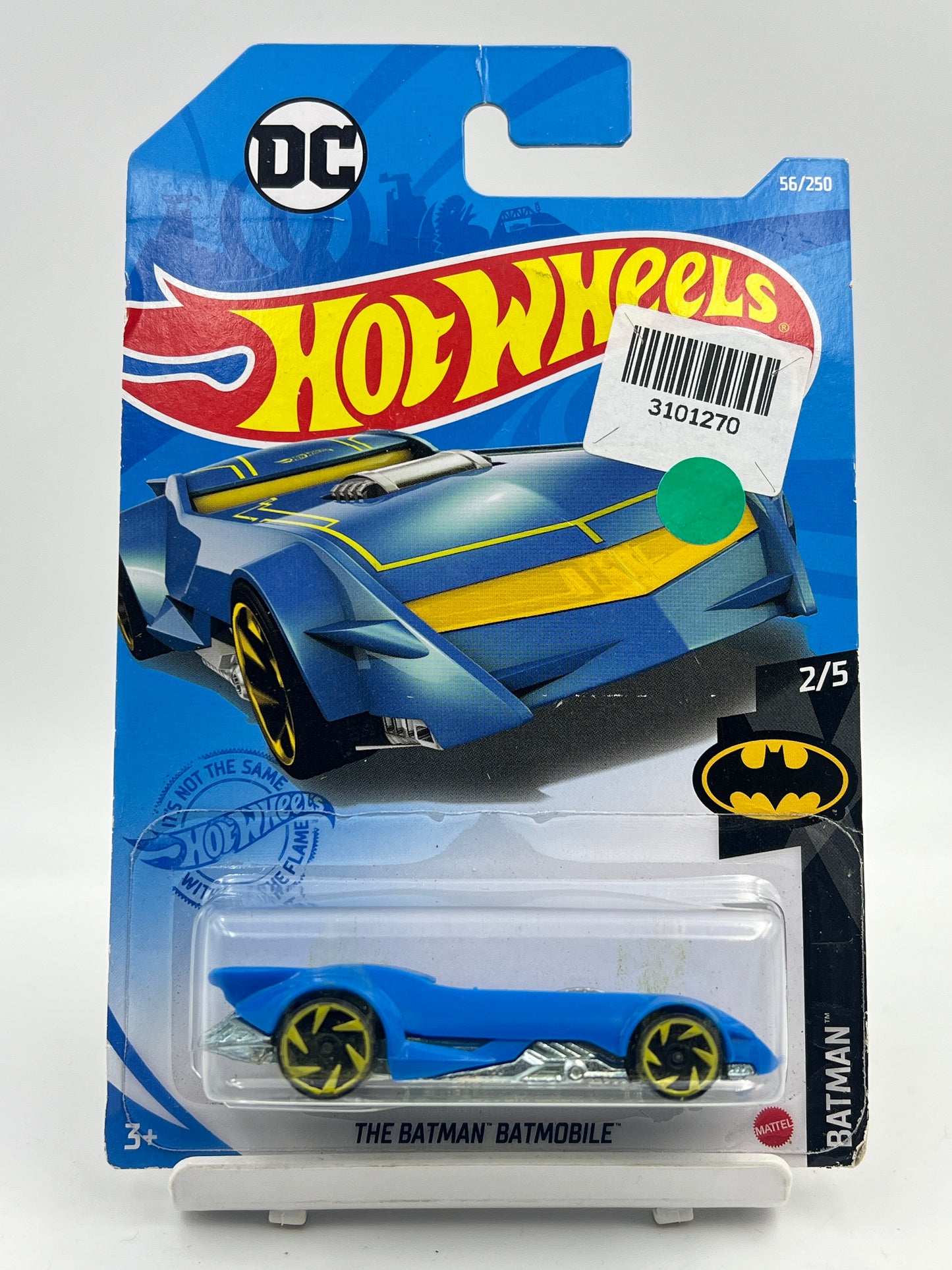 HOT WHEELS - BLISTER CRACK - THE BATMAN BATMOBILE - BLUE - 3B