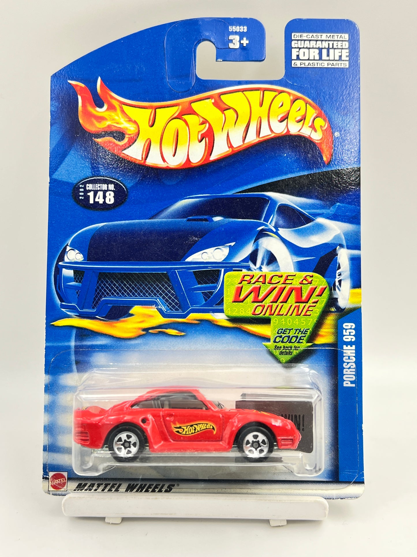FULL METAL - HOT WHEELS - IMPORTED - PORSCHE 959 - RED - 4D